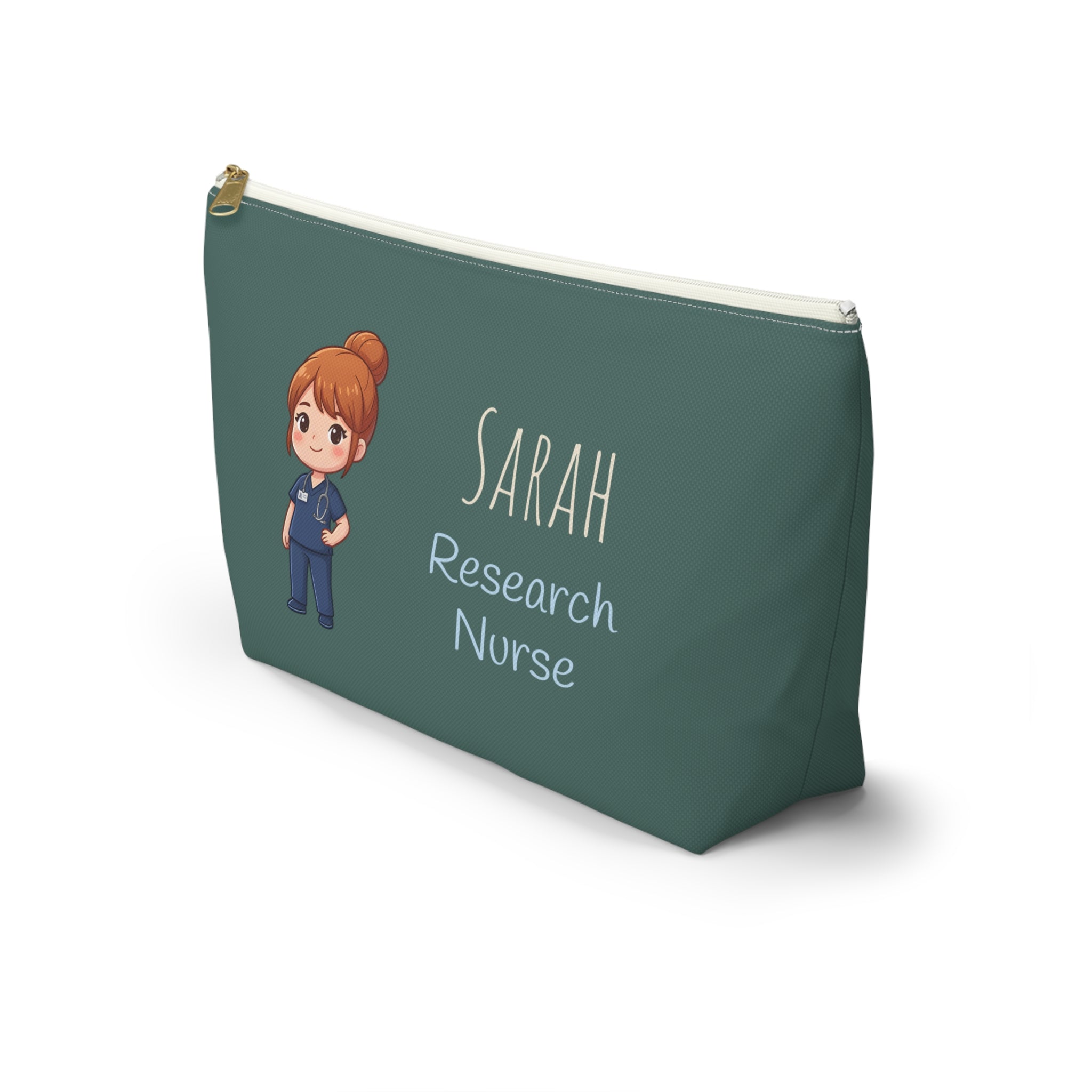 Personalized Nurse Gift Pouch | Custom Name Makeup Bag for Nurses