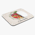 Personalized Teacher Mouse Pad with Name | Apple Wreath Design