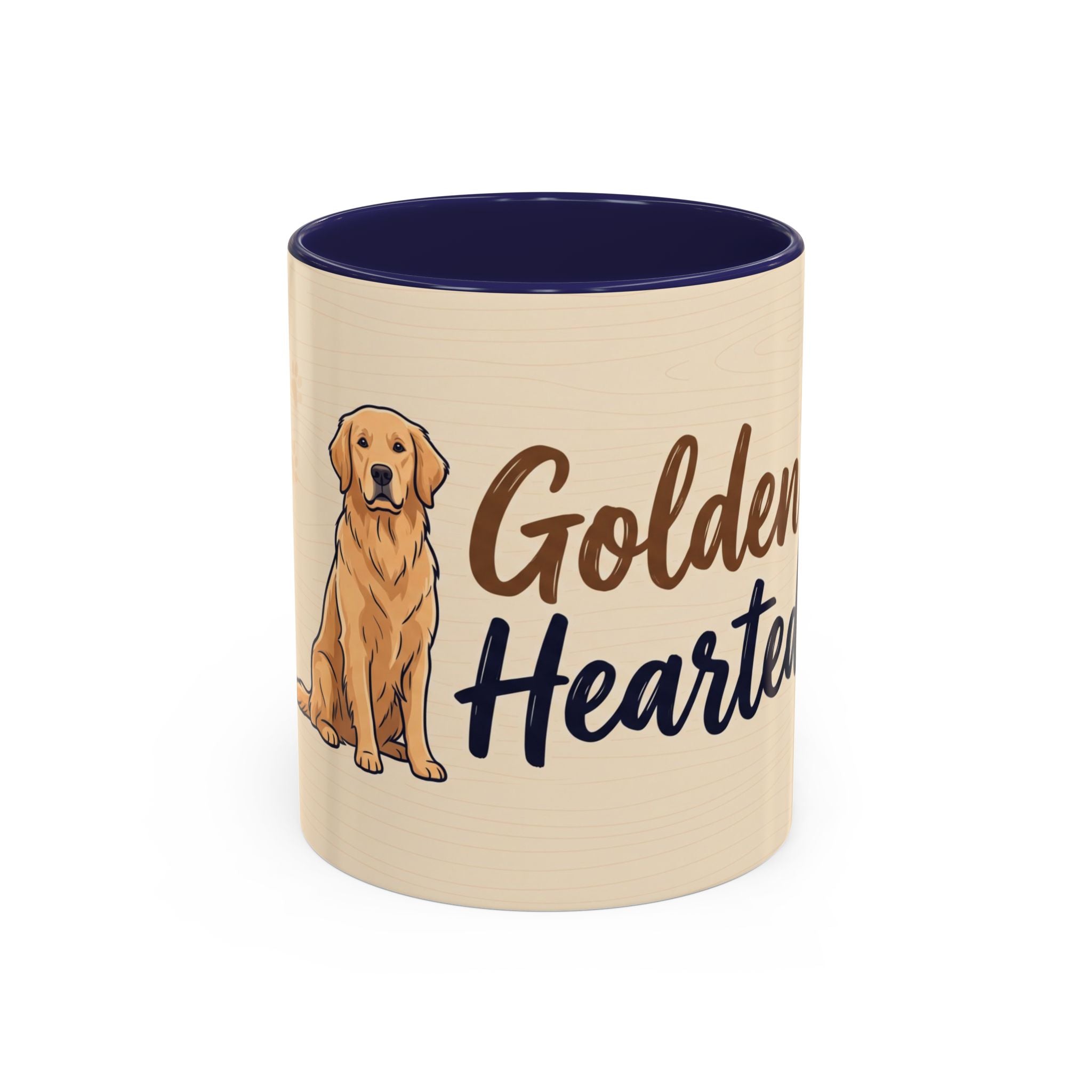 Golden Hearted Mug | Golden Retriever Lover Gift | Cute Dog Coffee Mug