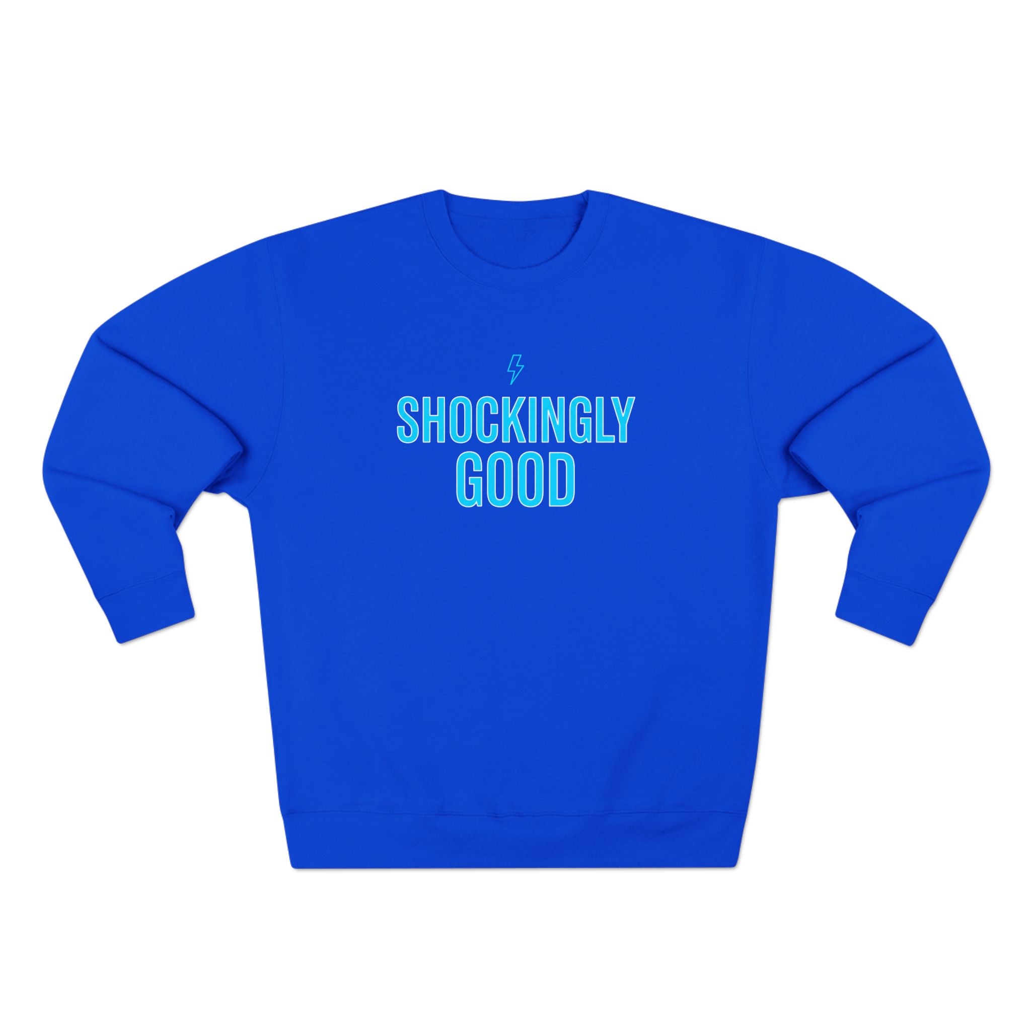 Shockingly Good Electrician Sweatshirt | Funny Electrician Gift Crewneck