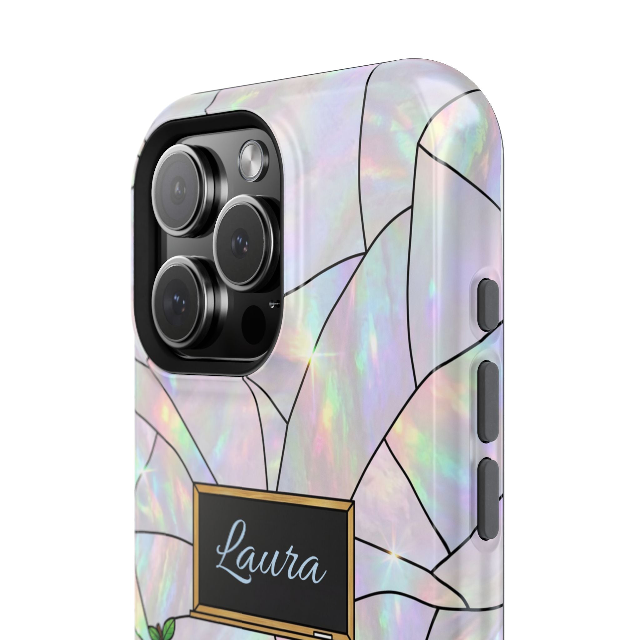 Personalized Teacher Phone Case — Impact-Resistant Wireless Charging Cover