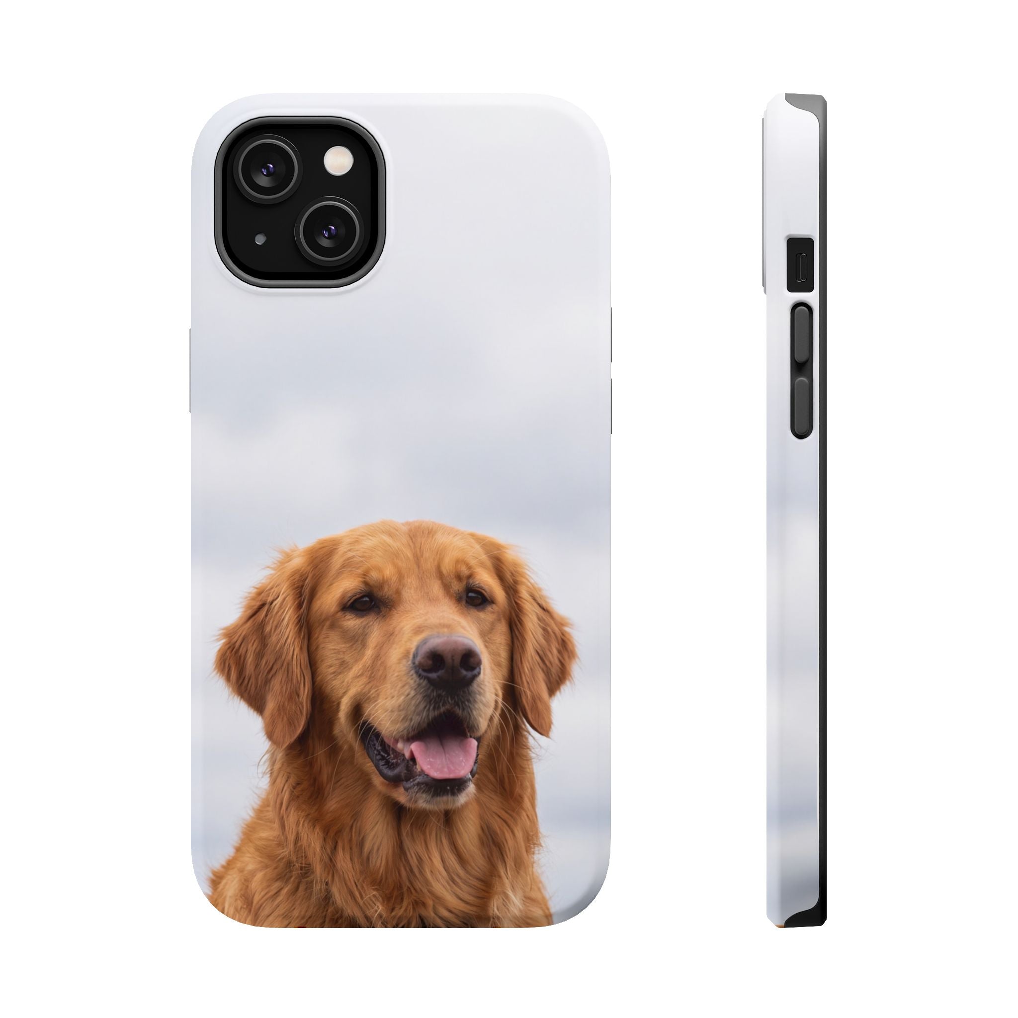 Golden Retriever Phone Case — Impact-Resistant Wireless Charging Cover