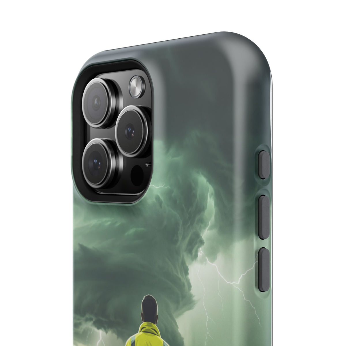 EMS Green Storm Phone Case — Magnetic Wireless Charging Cover