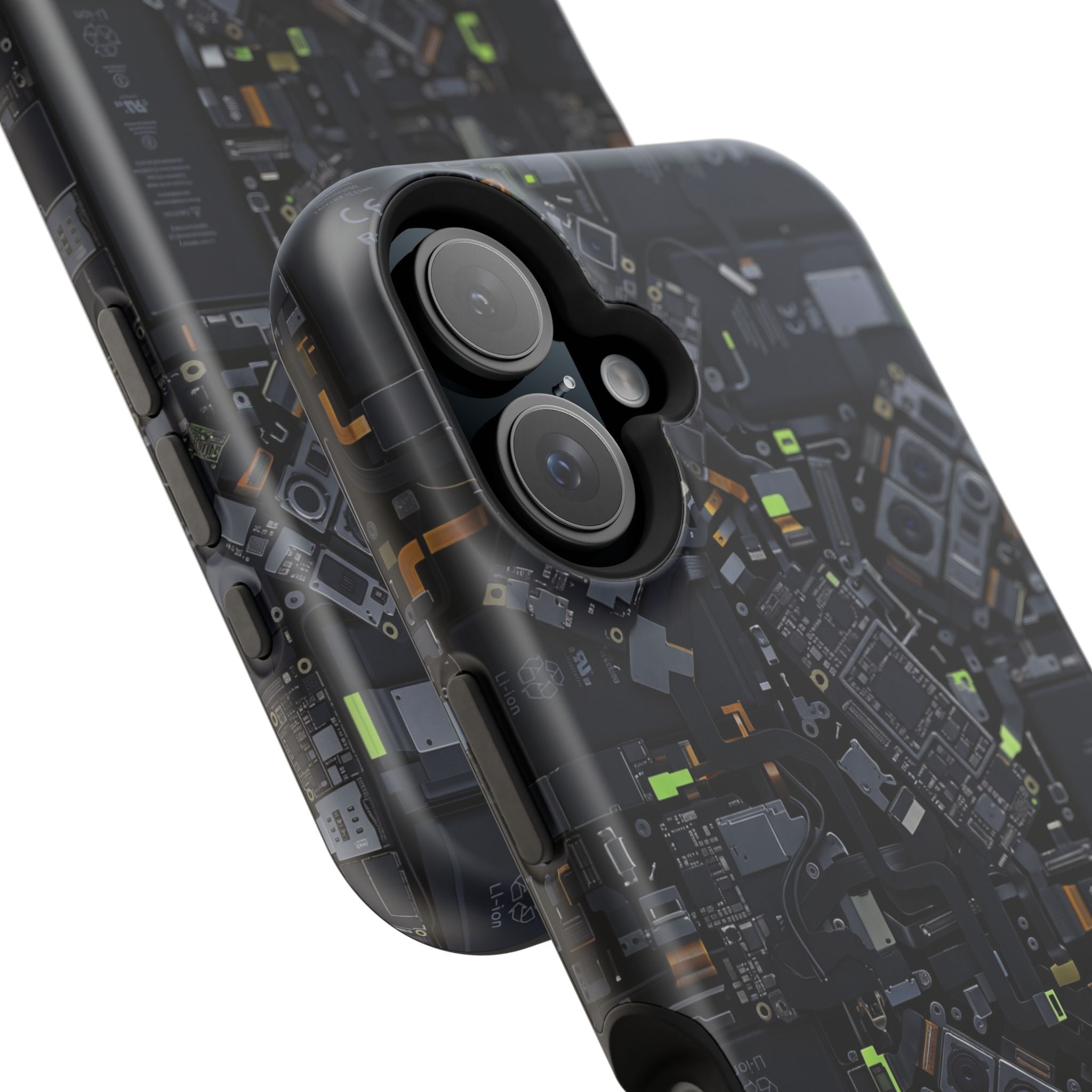 Circuit Core Phone Case — Motherboard Print Wireless Charging Cover