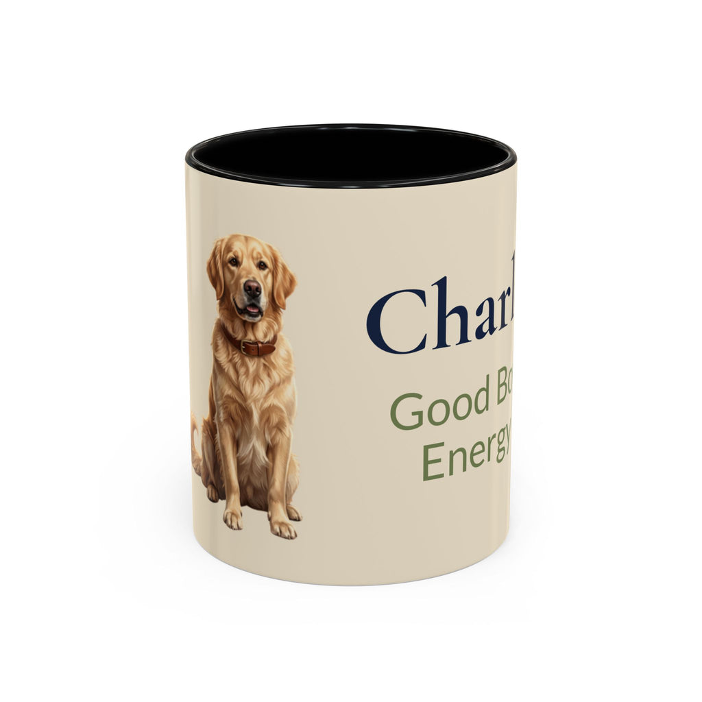 Personalized Golden Retriever Mug | Custom Name & Message Dog Mom Dad Coffee Mug