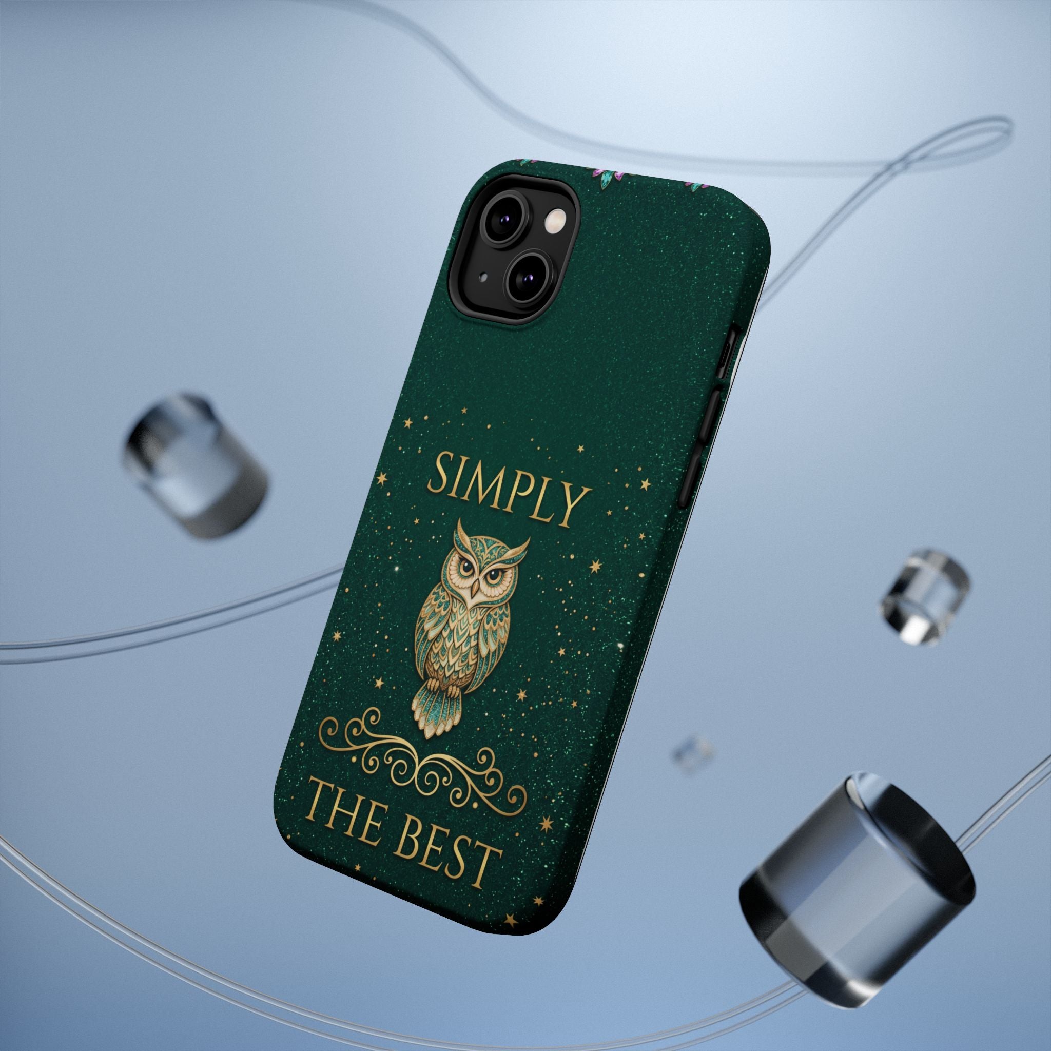 Simply The Best Wise Owl Phone Case — Wireless Charging Cover