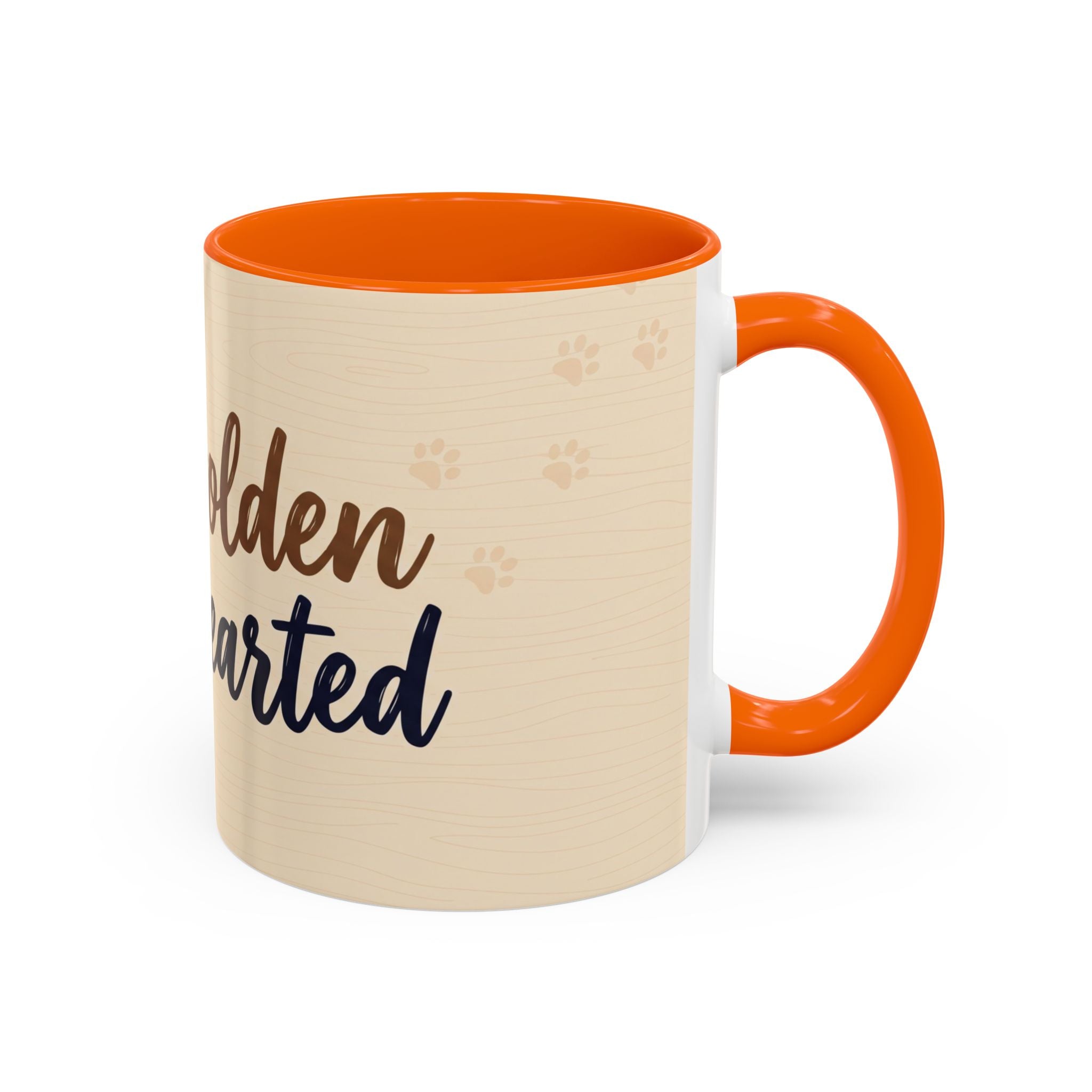 Golden Hearted Mug | Golden Retriever Lover Gift | Cute Dog Coffee Mug