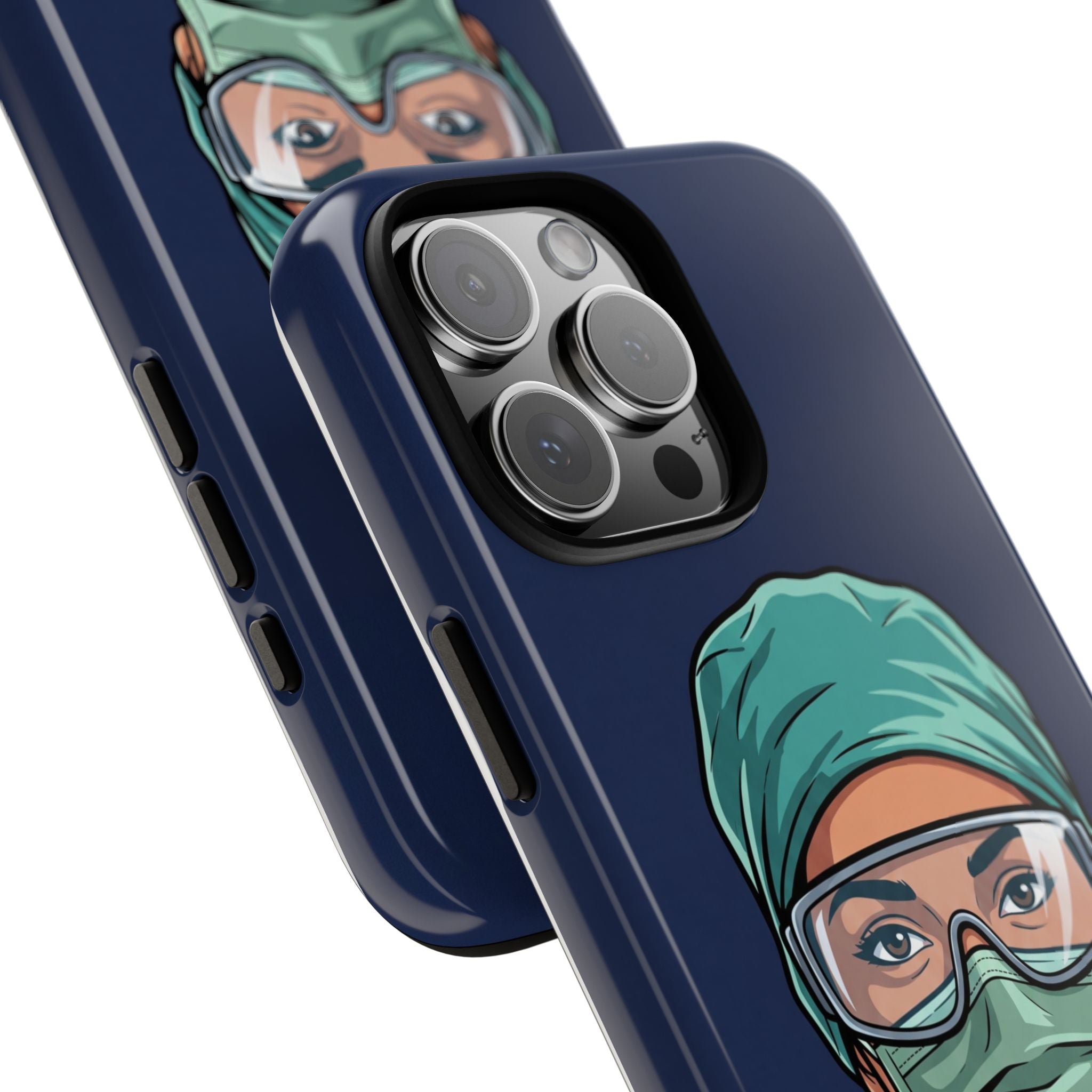 Nurse Illustrated Portrait Phone Case | iPhone & Samsung