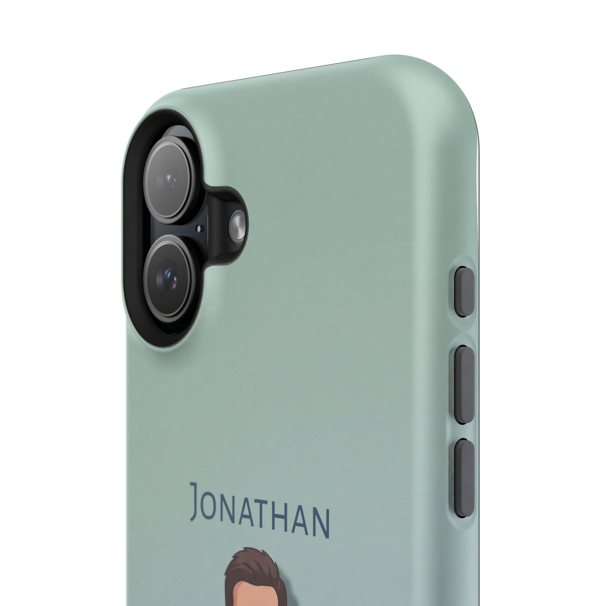 Personalized Nurse Portrait Phone Case — Impact-Resistant Wireless Charging Cover