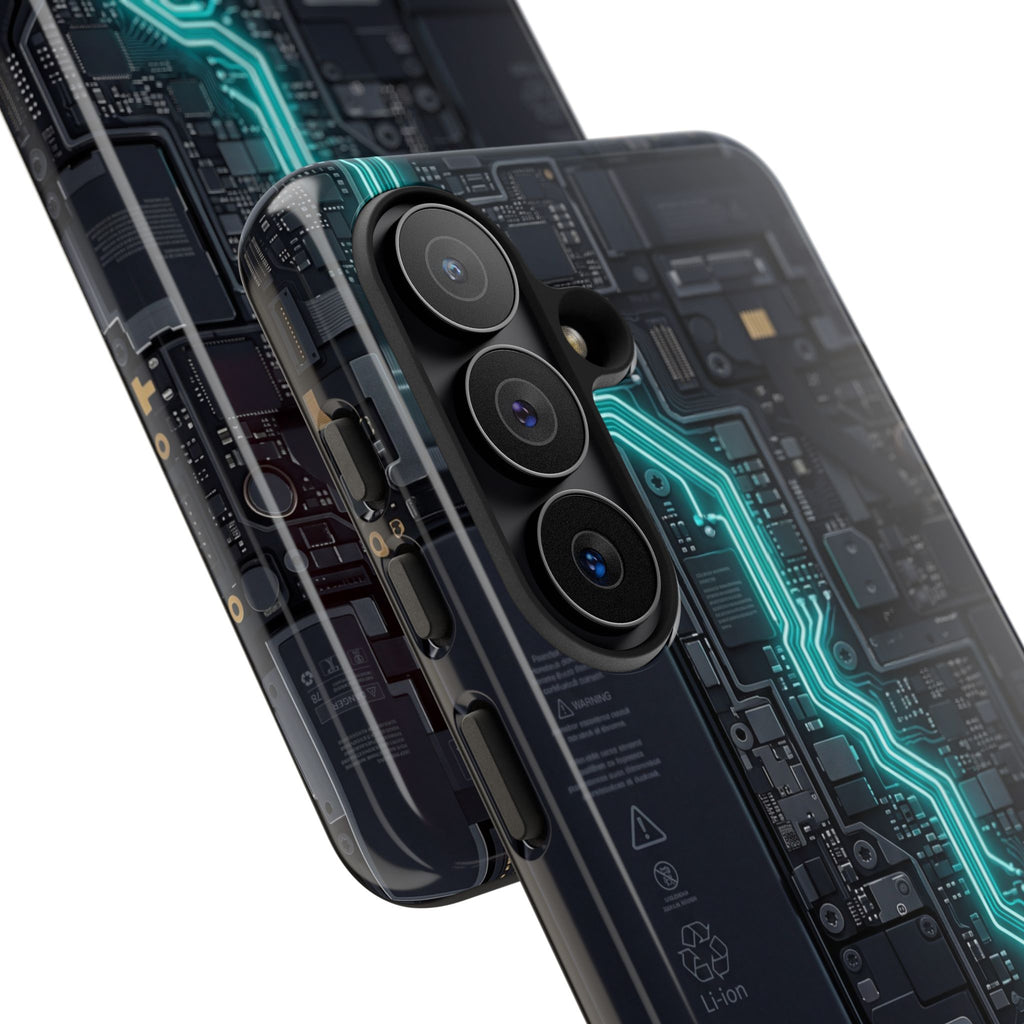 Electrician Cyan Circuit Phone Case - Samsung & iPhone Series