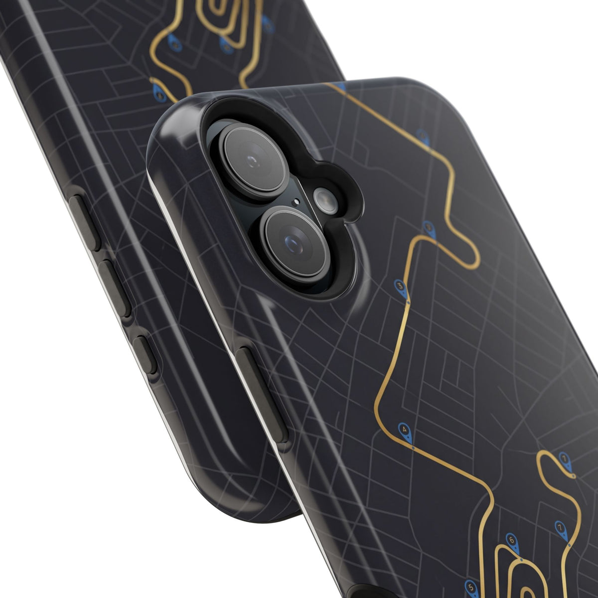Paramedic/EMT Route Line Phone Case — Magnetic Wireless Charging Cover