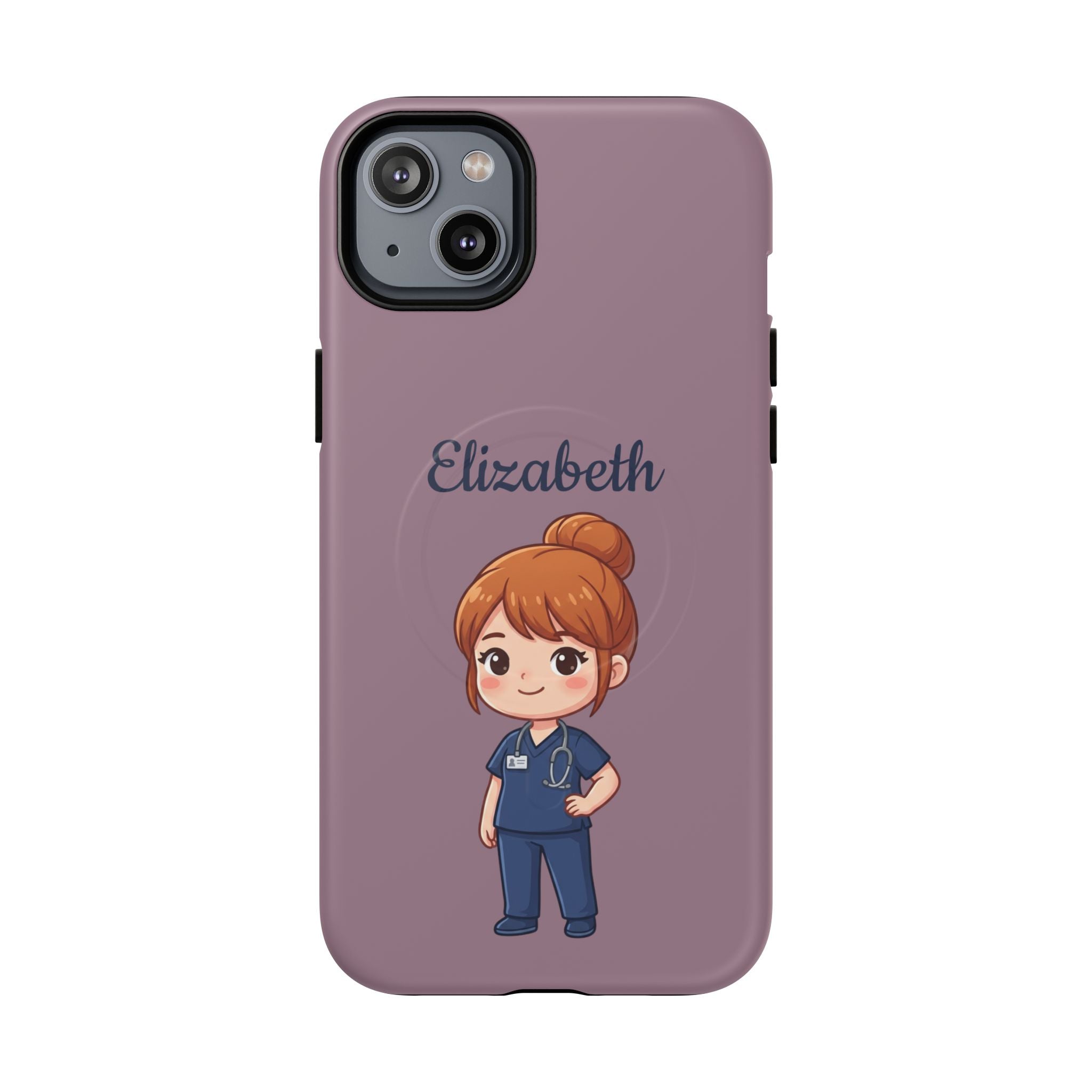 Personalized Nurse Phone Case with Custom Name | MagSafe Compatible iPhone Case