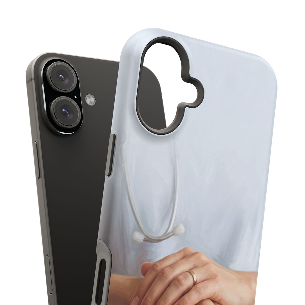 Impact-Resistant Phone Case — Caring Hands Wireless Charging Cover