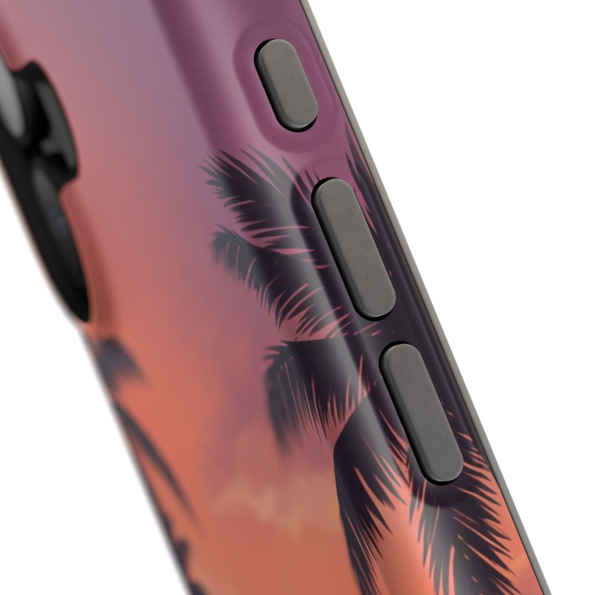 Personalized Dachshund Tropical Beach Sunset Phone Case — Wireless Charging Cover