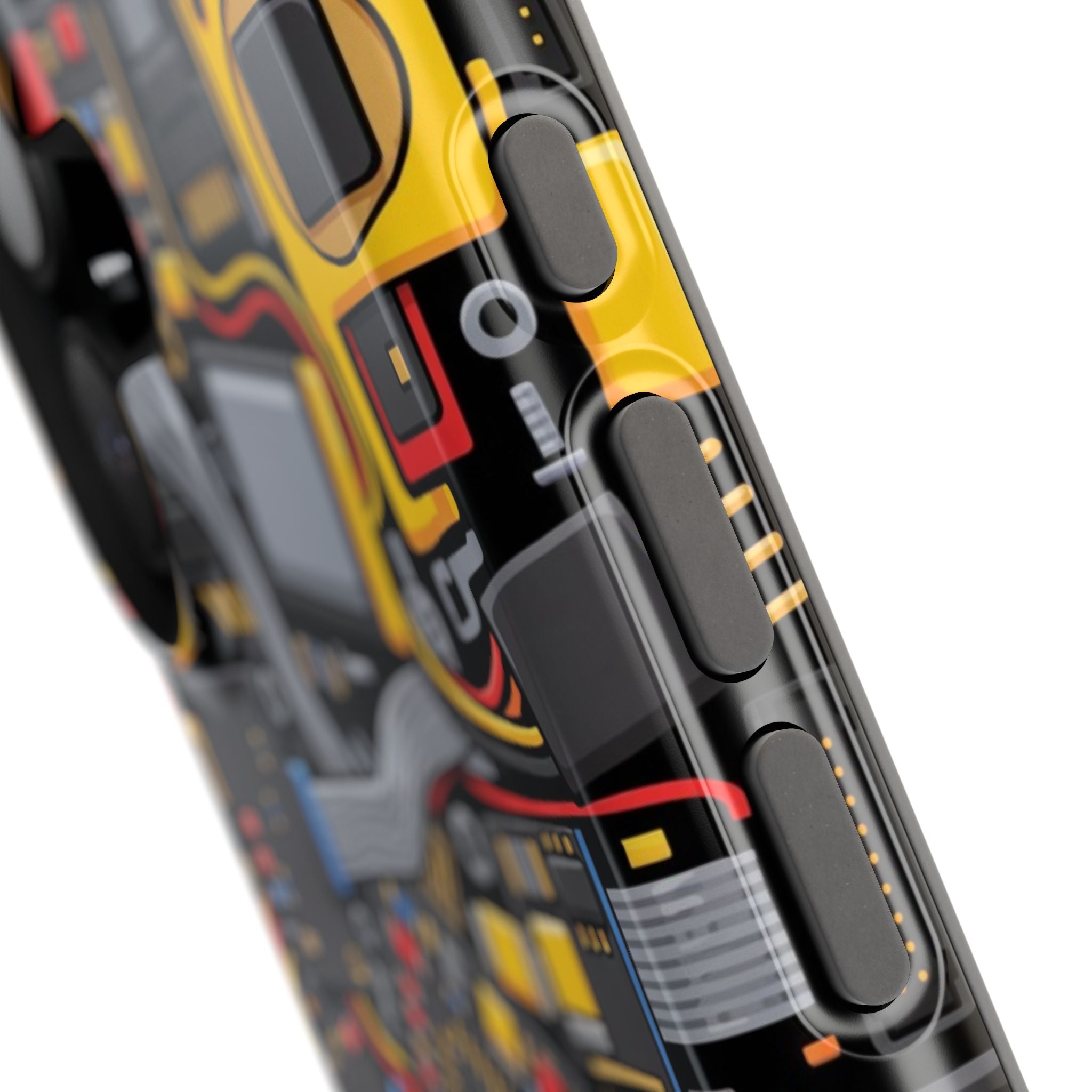 Voltage Board Phone Case — Yellow Circuit Wireless Charging Cover