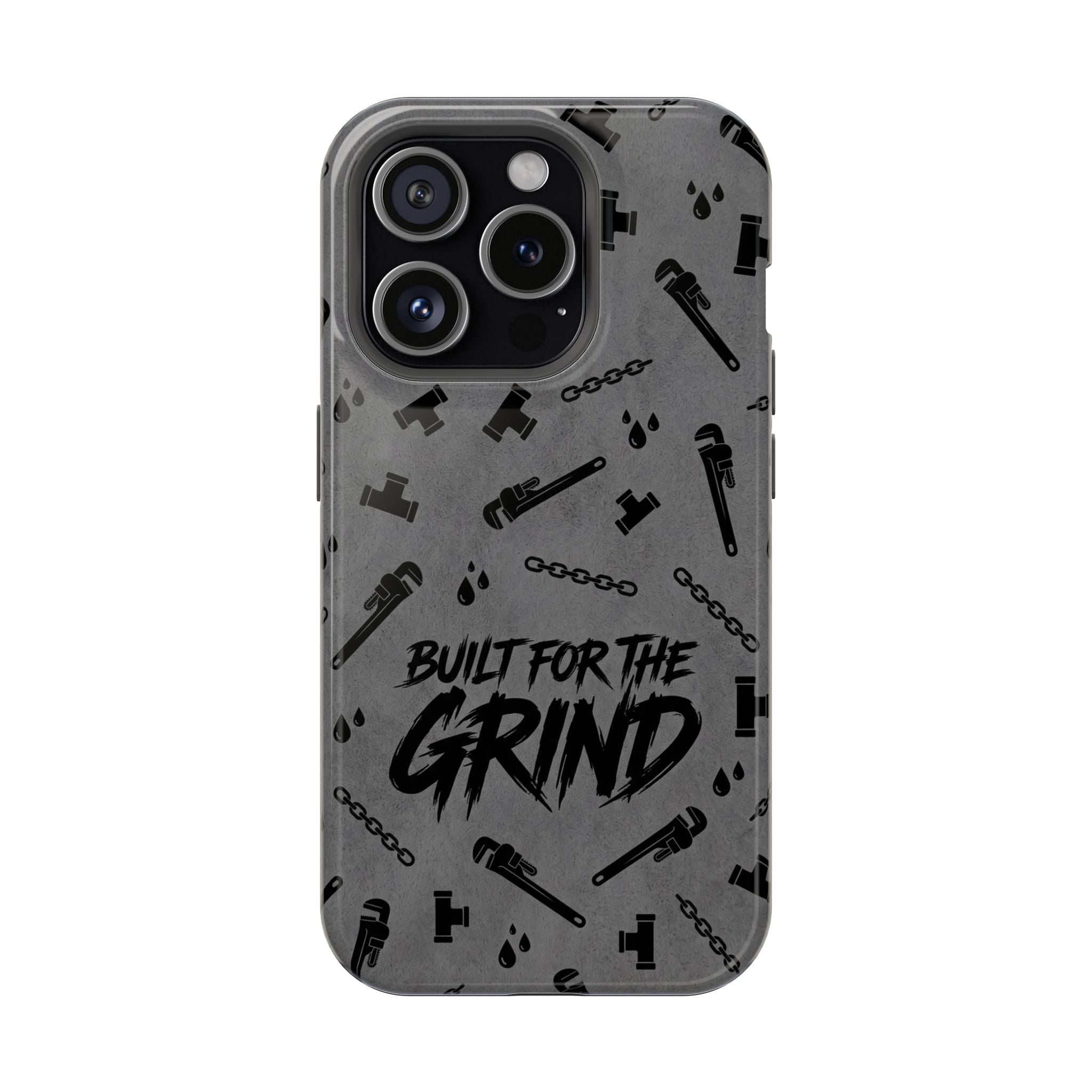 Built for the Grind Phone Case — Plumber Tools Wireless Charging Cover