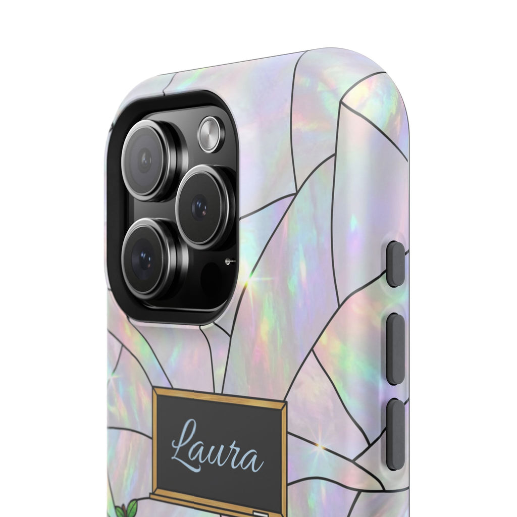 Personalized Teacher Phone Case — Impact-Resistant Wireless Charging Cover