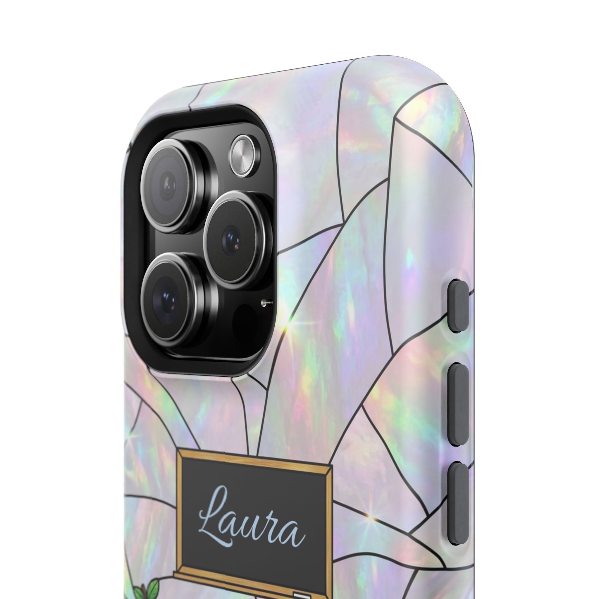 Personalized Teacher Phone Case — Impact-Resistant Wireless Charging Cover