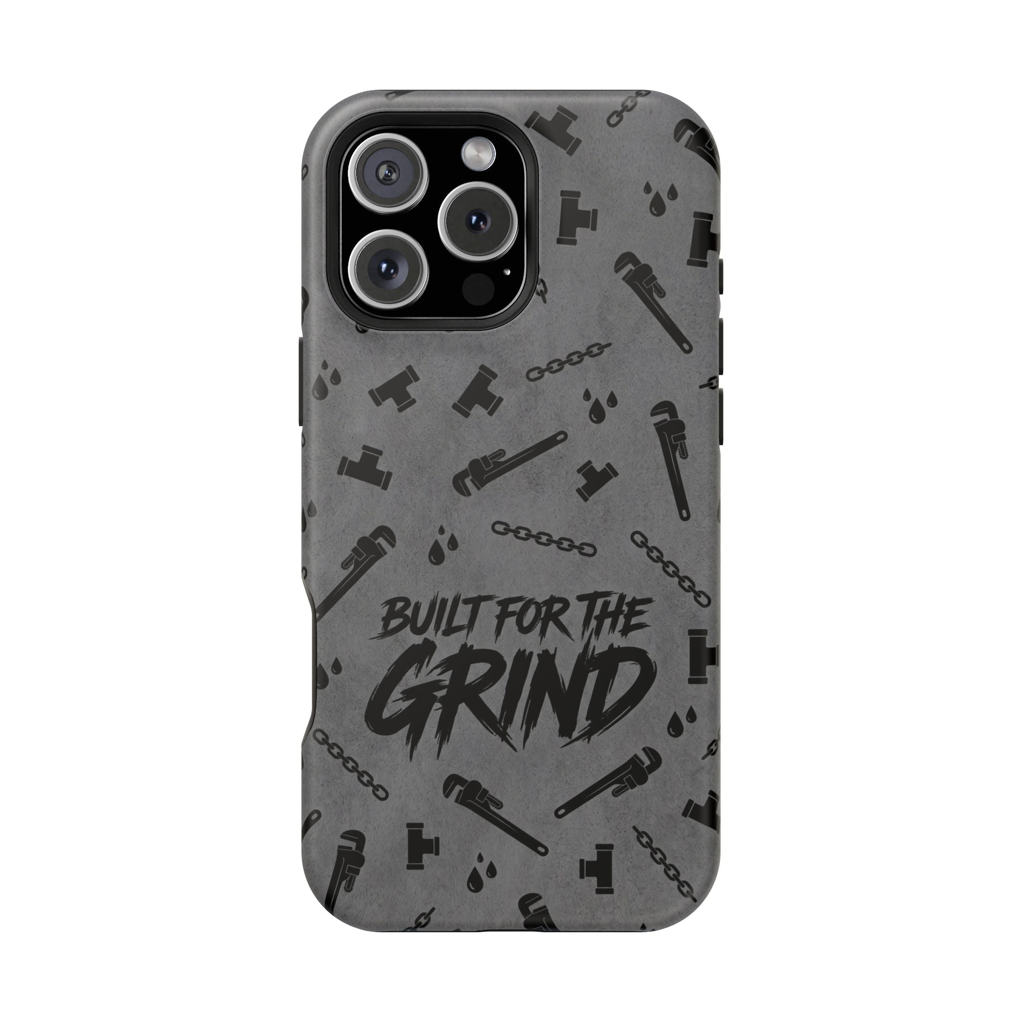 Built for the Grind Phone Case — Plumber Tools Wireless Charging Cover