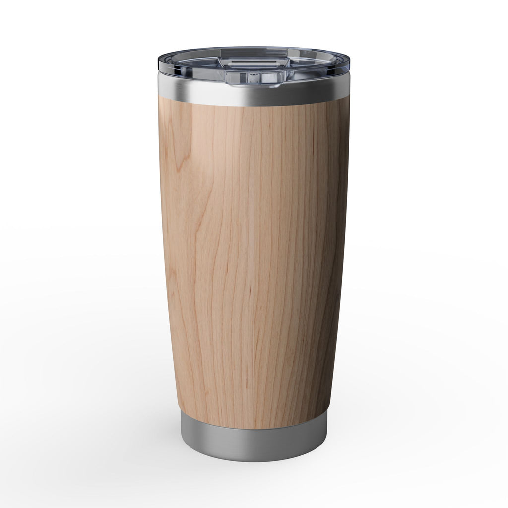 Labrador Personalized Tumbler | Pyrography Wood Art — 20 oz Stainless Travel Mug