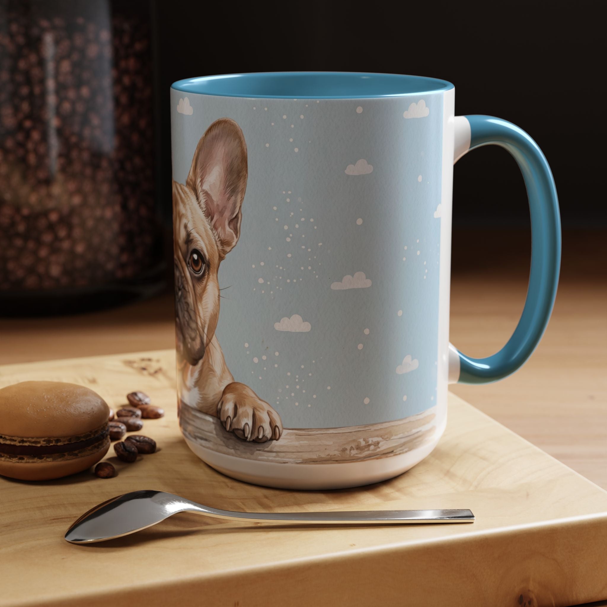 Cute Frenchie Mug | French Bulldog Lover Gift | Dog Coffee Mug