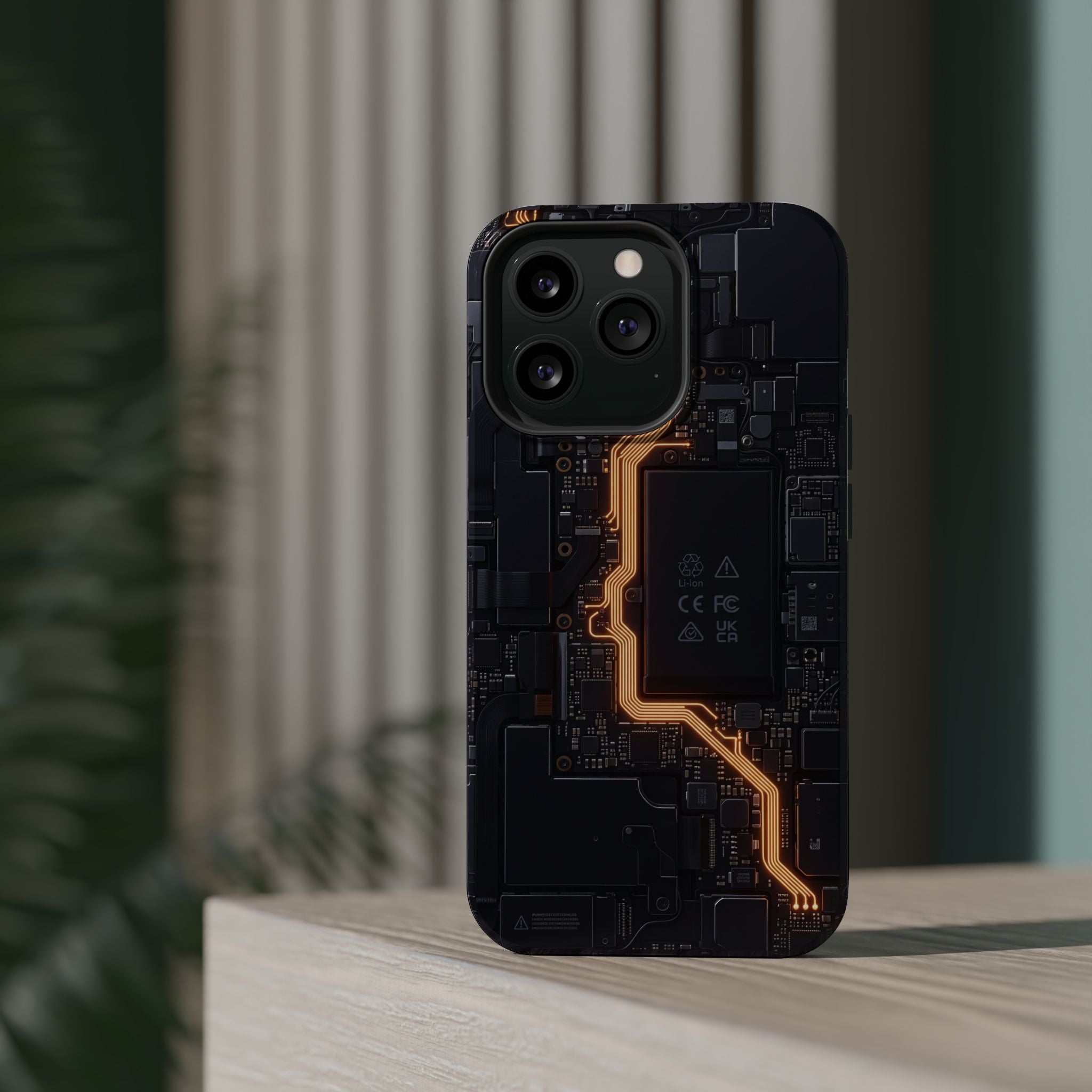 Electrician Circuit Bolt Phone Case — Impact-Resistant Wireless Charging Cover