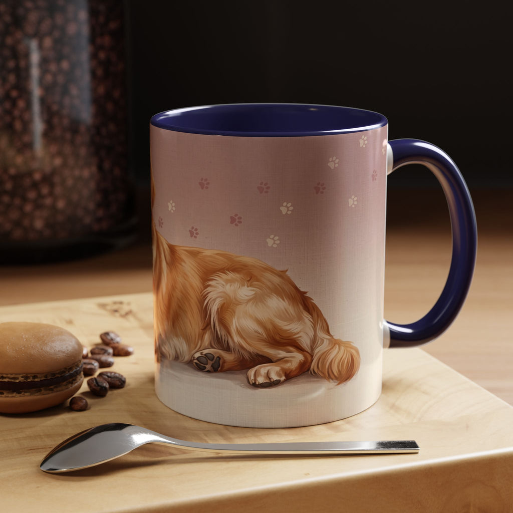 Golden Retriever Lying Down Mug | Golden Retriever Lover Gift | Cute Dog Coffee Mug