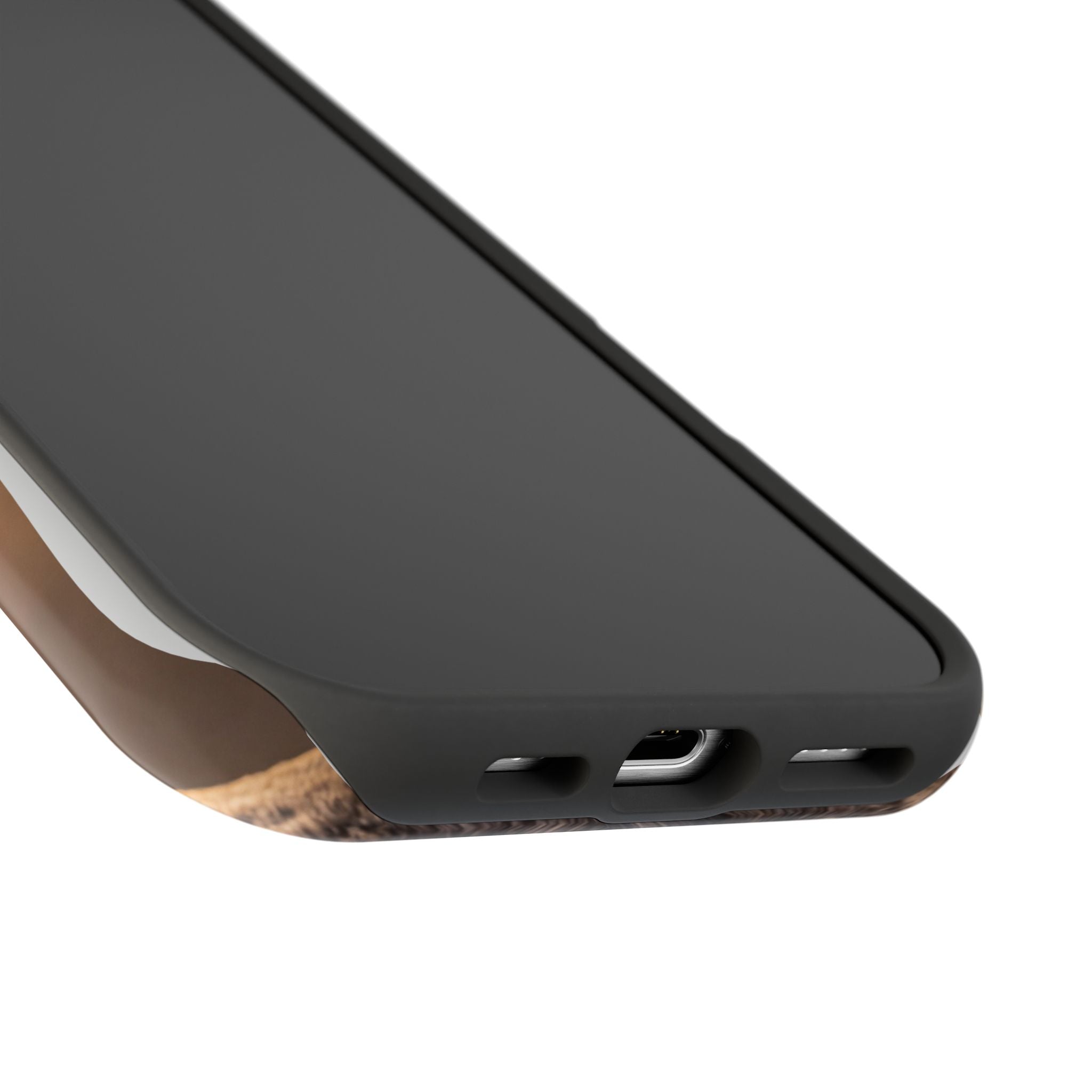 Brindle French Bulldog Phone Case — Impact-Resistant Wireless Charging Cover