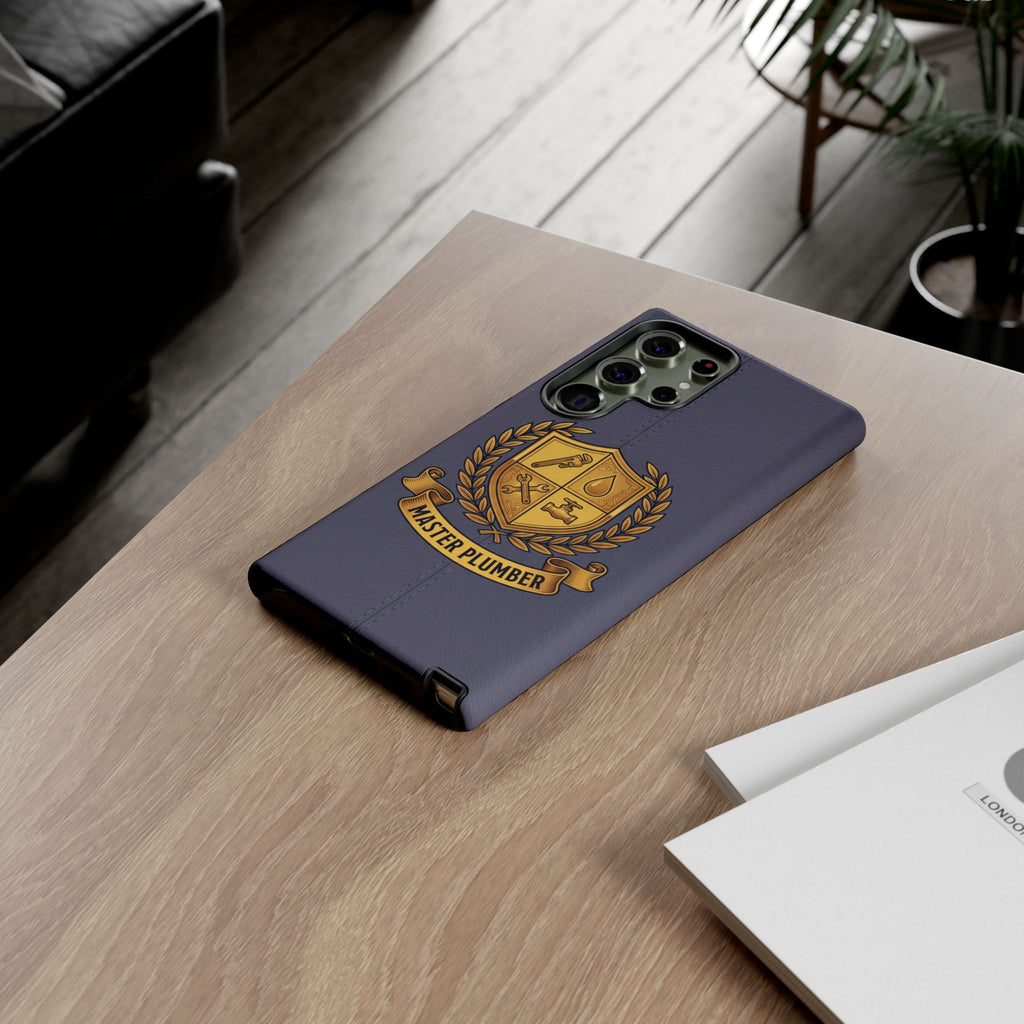Master Plumber Slate Crest Phone Case - Samsung & iPhone Series