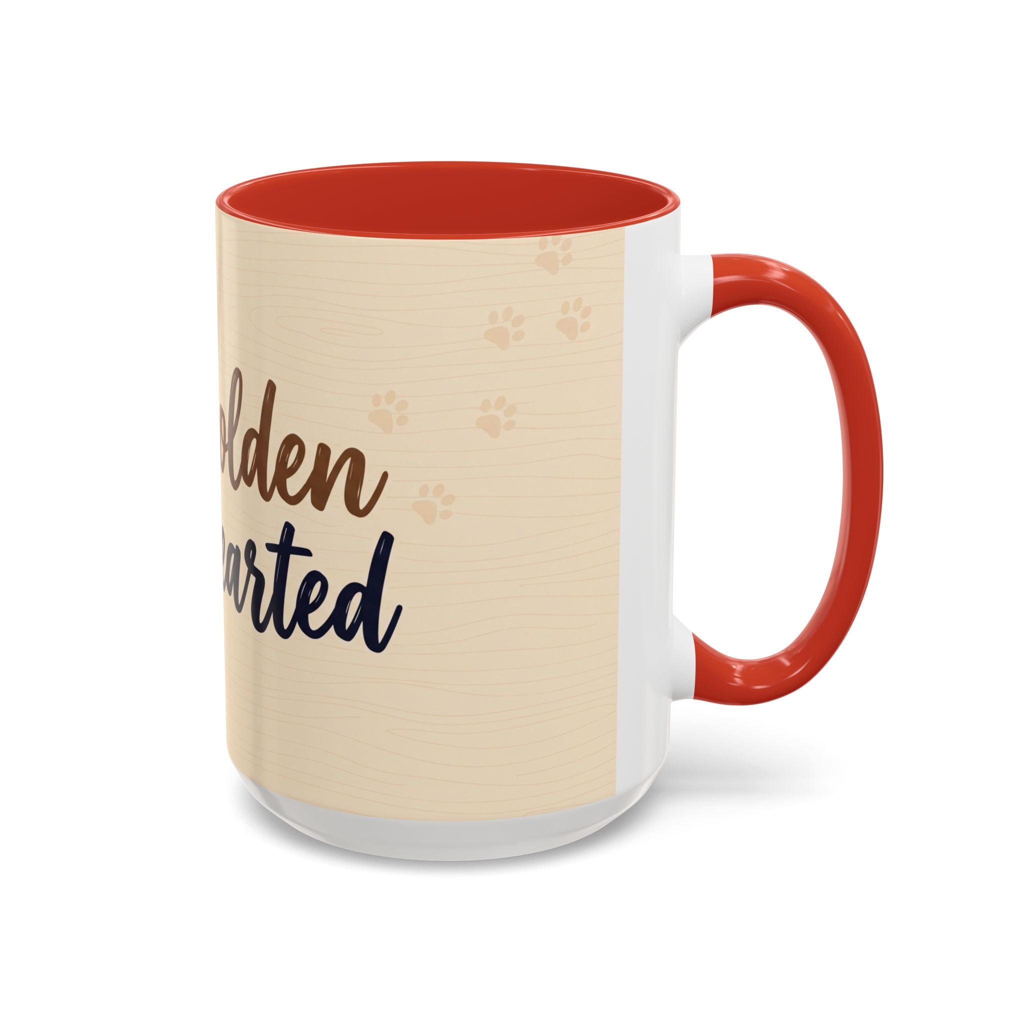 Golden Hearted Mug | Golden Retriever Lover Gift | Cute Dog Coffee Mug