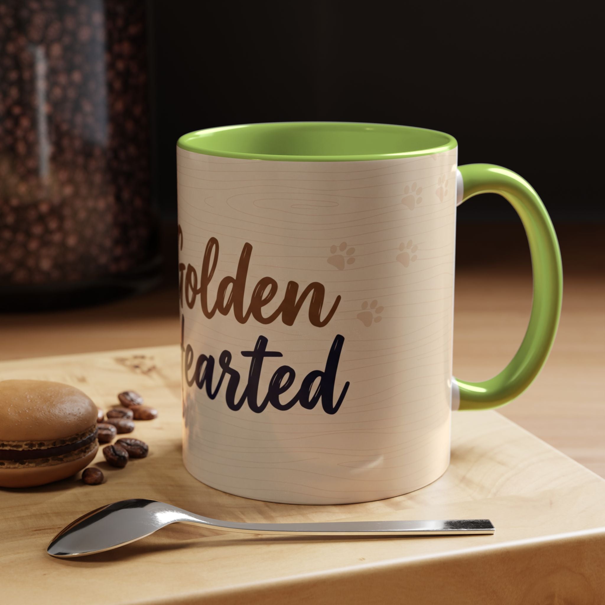 Golden Hearted Mug | Golden Retriever Lover Gift | Cute Dog Coffee Mug