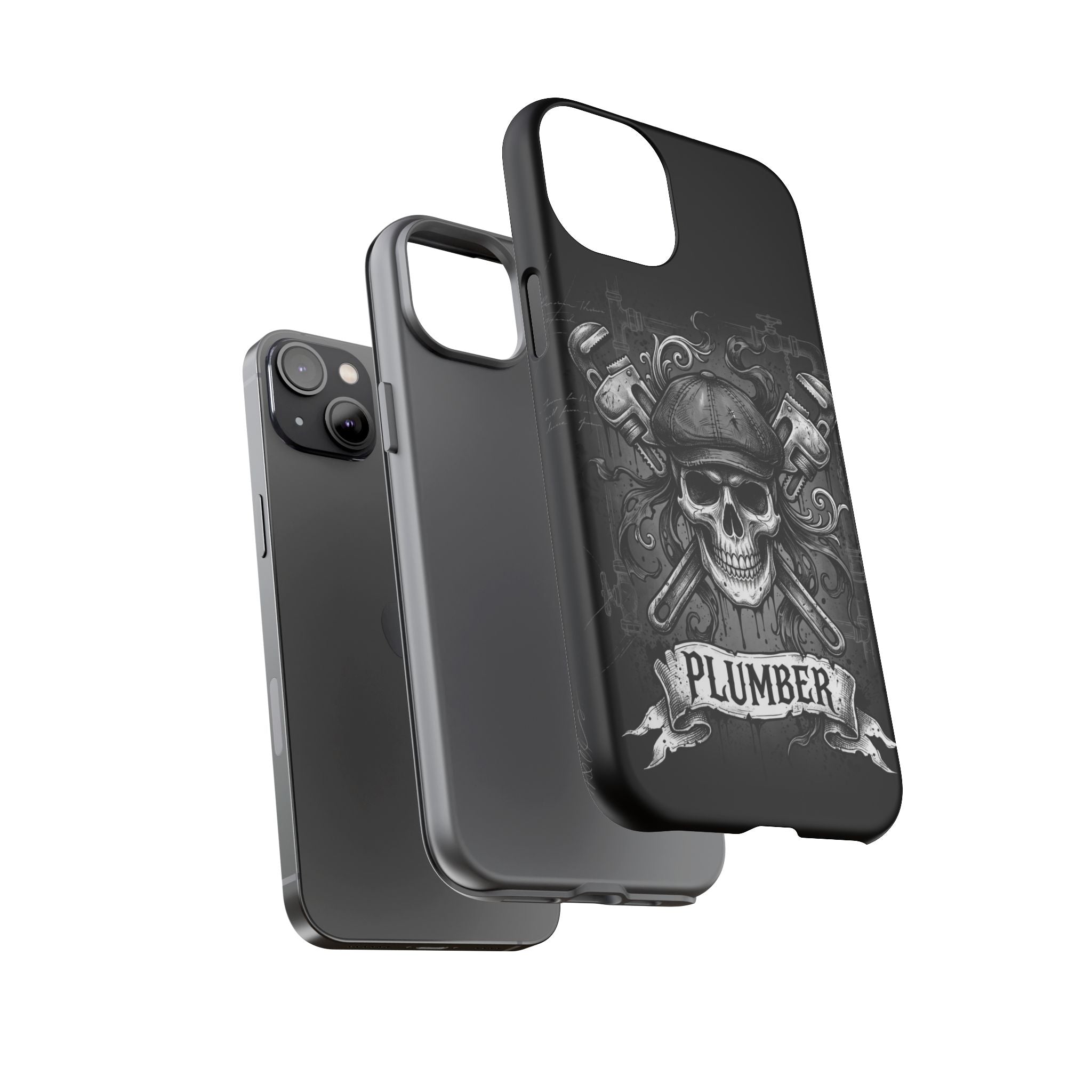 Gothic Skull Plumber Phone Case - Samsung & iPhone Series