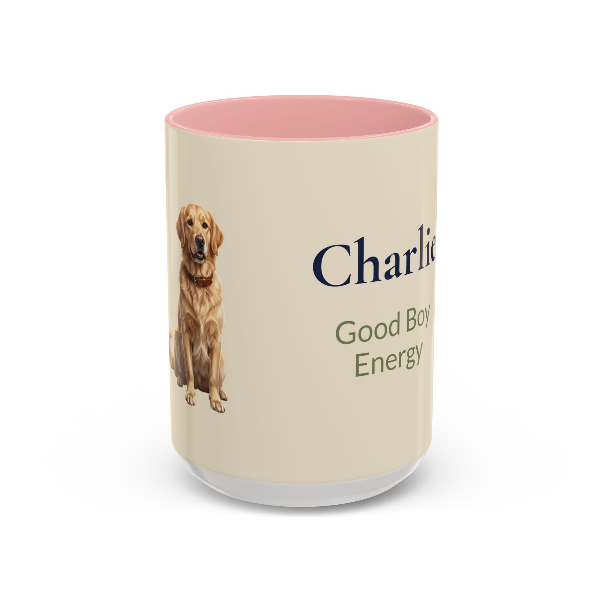 Personalized Golden Retriever Mug | Custom Name & Message Dog Mom Dad Coffee Mug