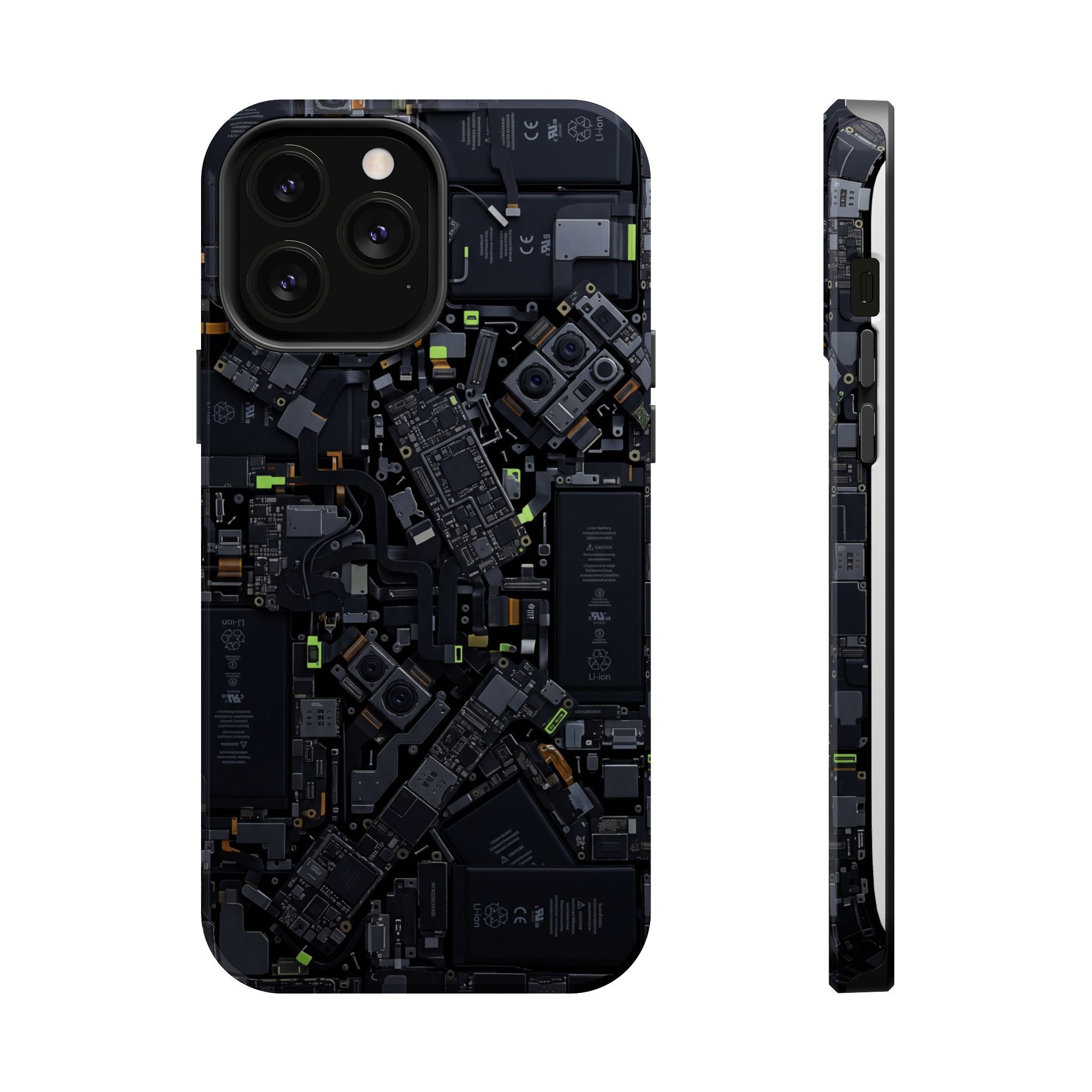 Circuit Core Phone Case — Motherboard Print Wireless Charging Cover