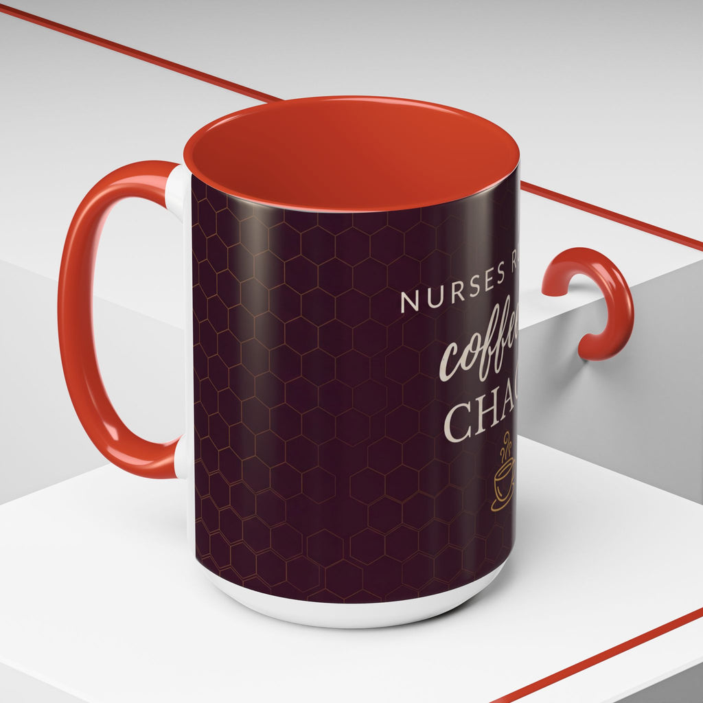 Coffee Mug for Nurses | Nurses run on coffee & chaos | Nurse Appreciation Gift | Gift for Her