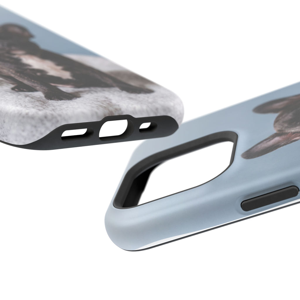 French Bulldog Puppy Phone Case — Impact-Resistant Wireless Charging Cover