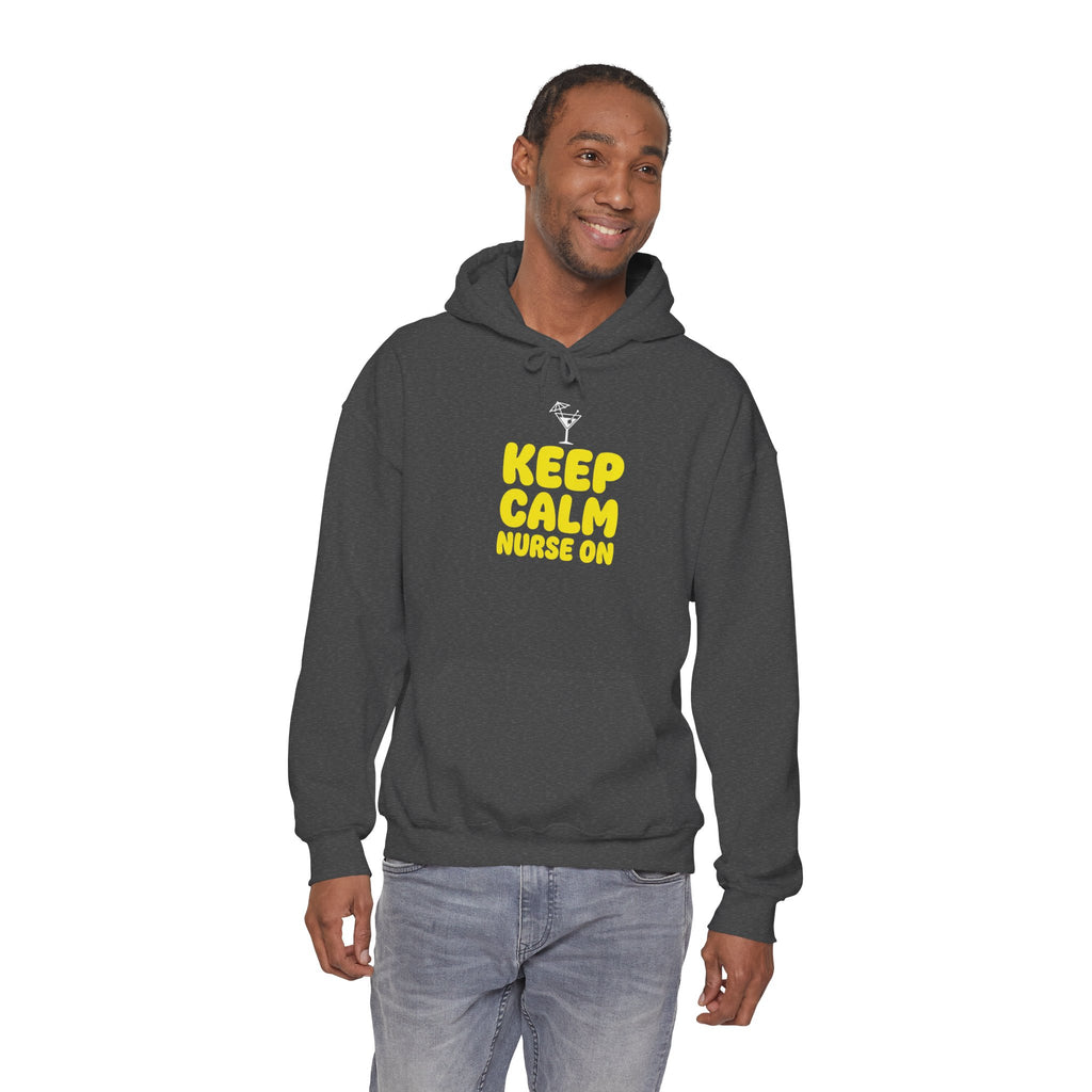 Keep Calm Nurse On Hoodie — Funny Nurse Graphic Pullover
