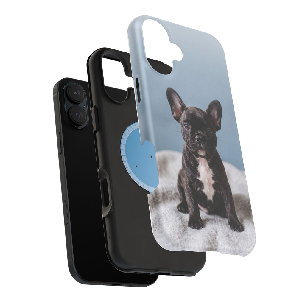 French Bulldog Puppy Phone Case — Impact-Resistant Wireless Charging Cover