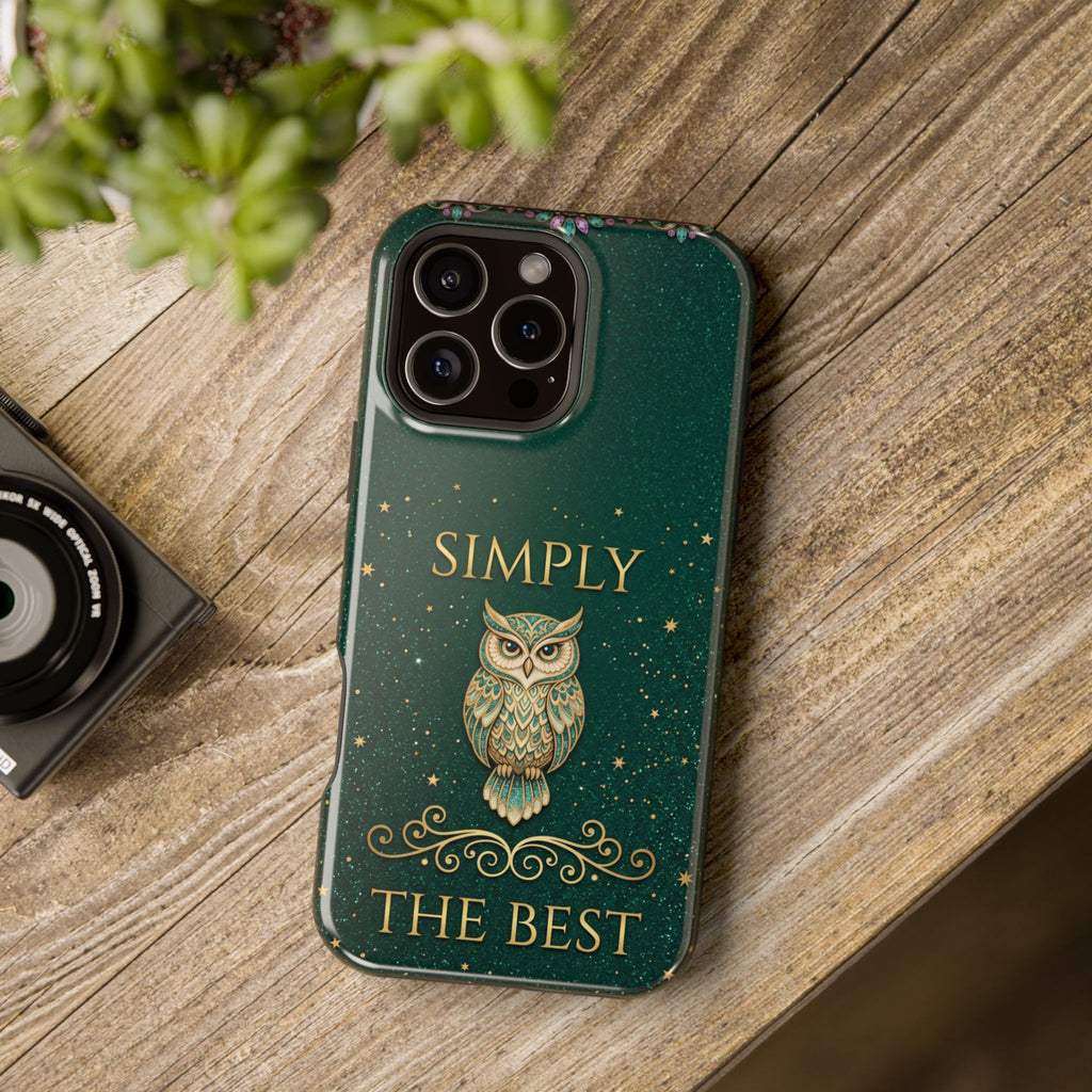 Simply The Best Wise Owl Phone Case — Wireless Charging Cover
