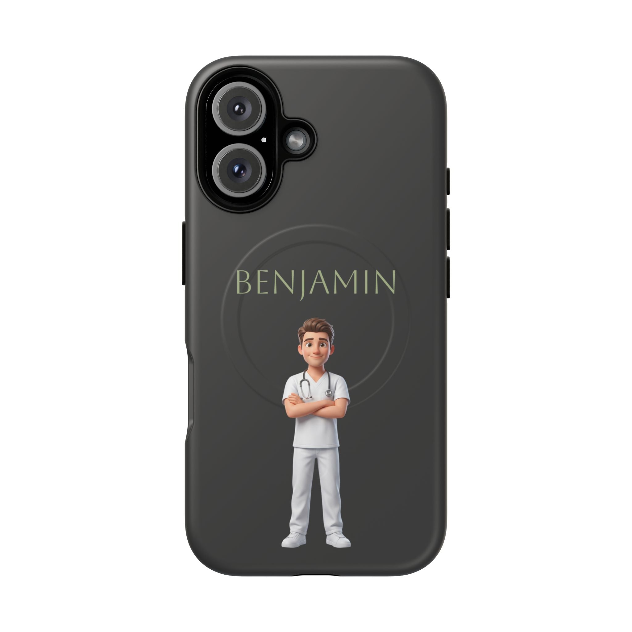 Personalized Nurse Phone Case | MagSafe Compatible, Custom Name iPhone Case