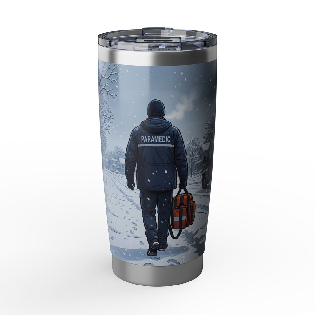 Paramedic/EMT 20oz Tumbler – Winter Response Illustrated Design