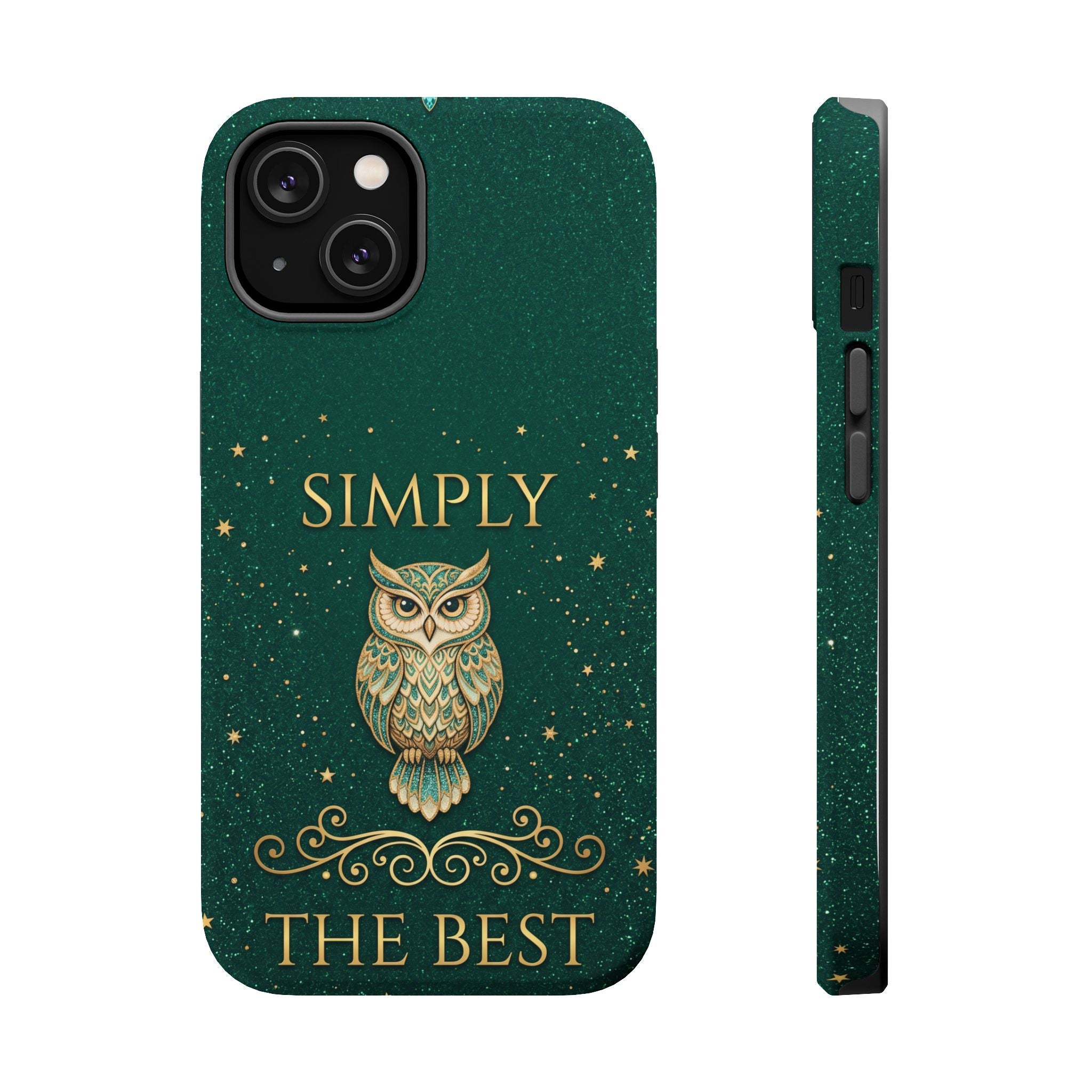 Simply The Best Wise Owl Phone Case — Wireless Charging Cover