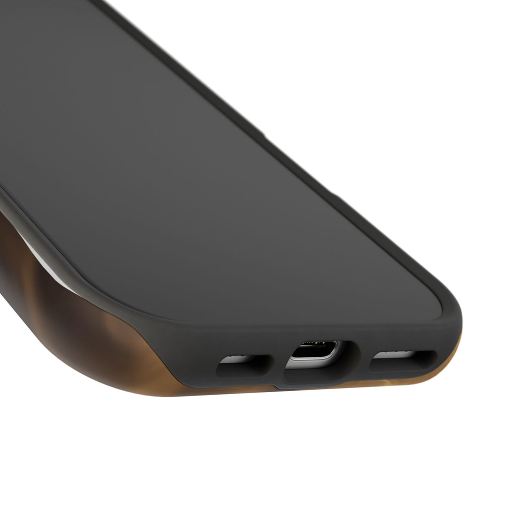 Personalized Gold Smoke Labrador Phone Case — Tough Magnetic Case with Wireless Charging