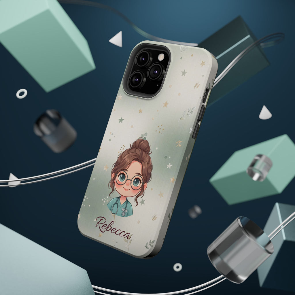 Personalized Starry Nurse Phone Case — Wireless Charging Cover
