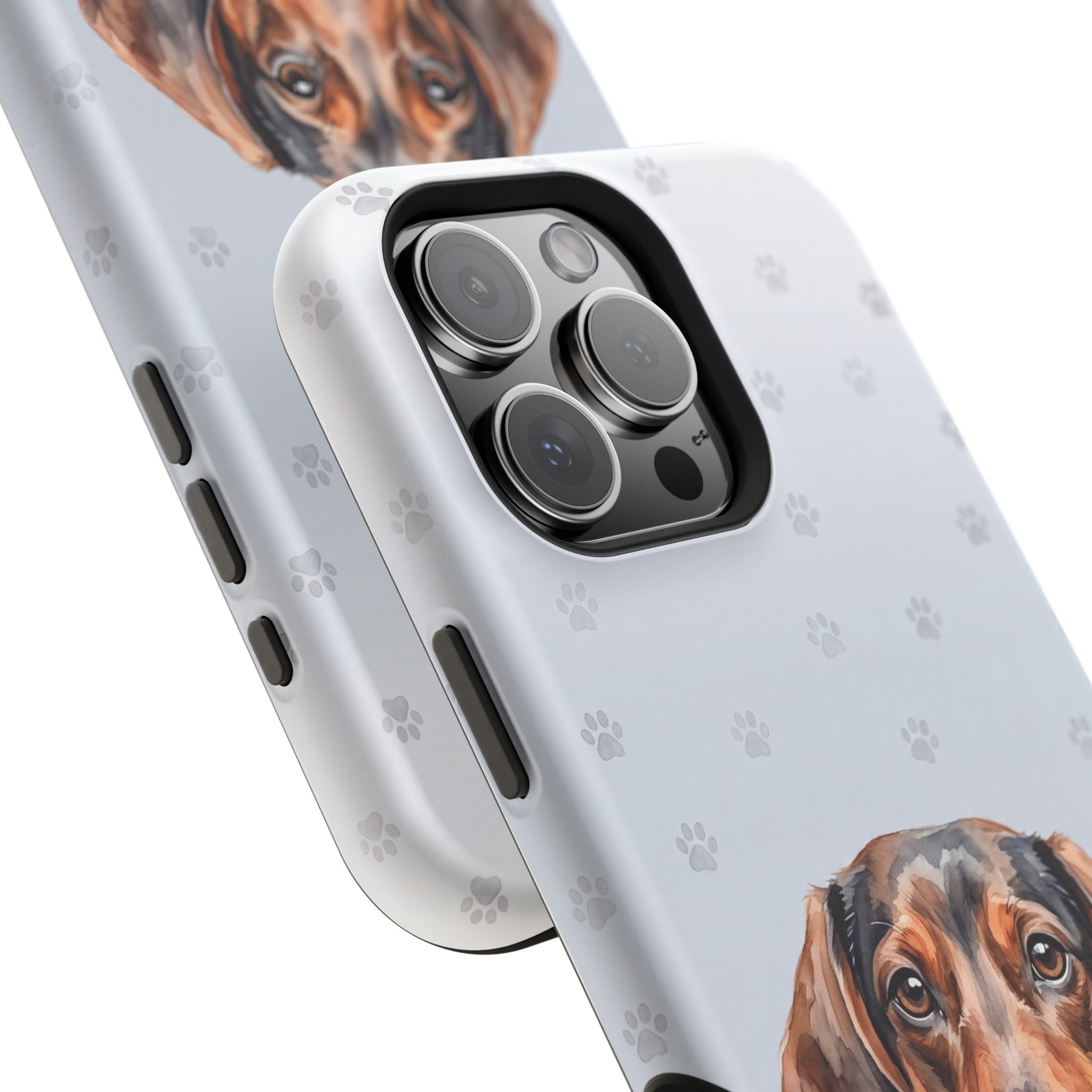 Dachshund Phone Case — Impact-Resistant Wireless Charging Cover
