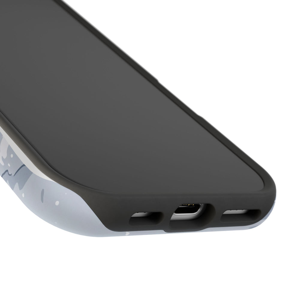 Paramedic/EMT Winter Phone Case — Magnetic Wireless Charging Cover
