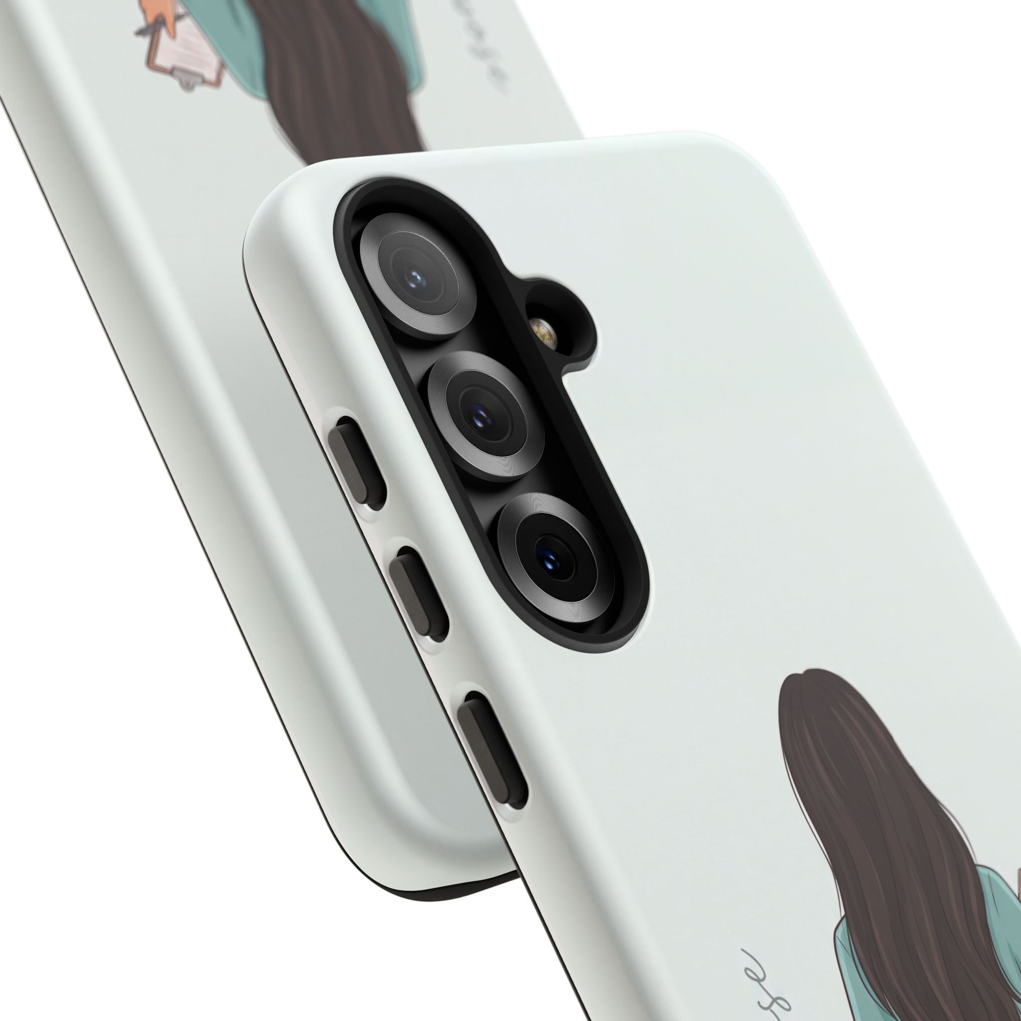 "Trust the Purpose" Nurse Phone Case | Illustrated Nurse in Scrubs Design | iPhone & Samsung