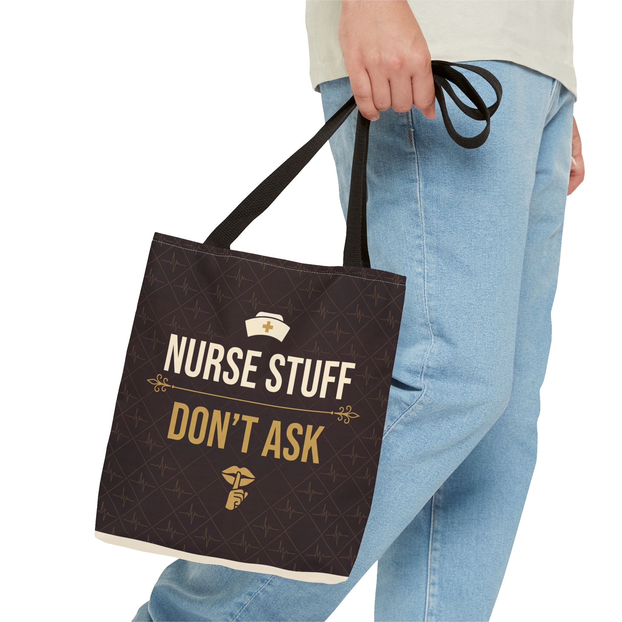 Nurse Stuff Don't Ask Tote | Funny Nurse Gift Tote Bag | Nurse Humour Appreciation Gift | Premium Polyester Carry-All