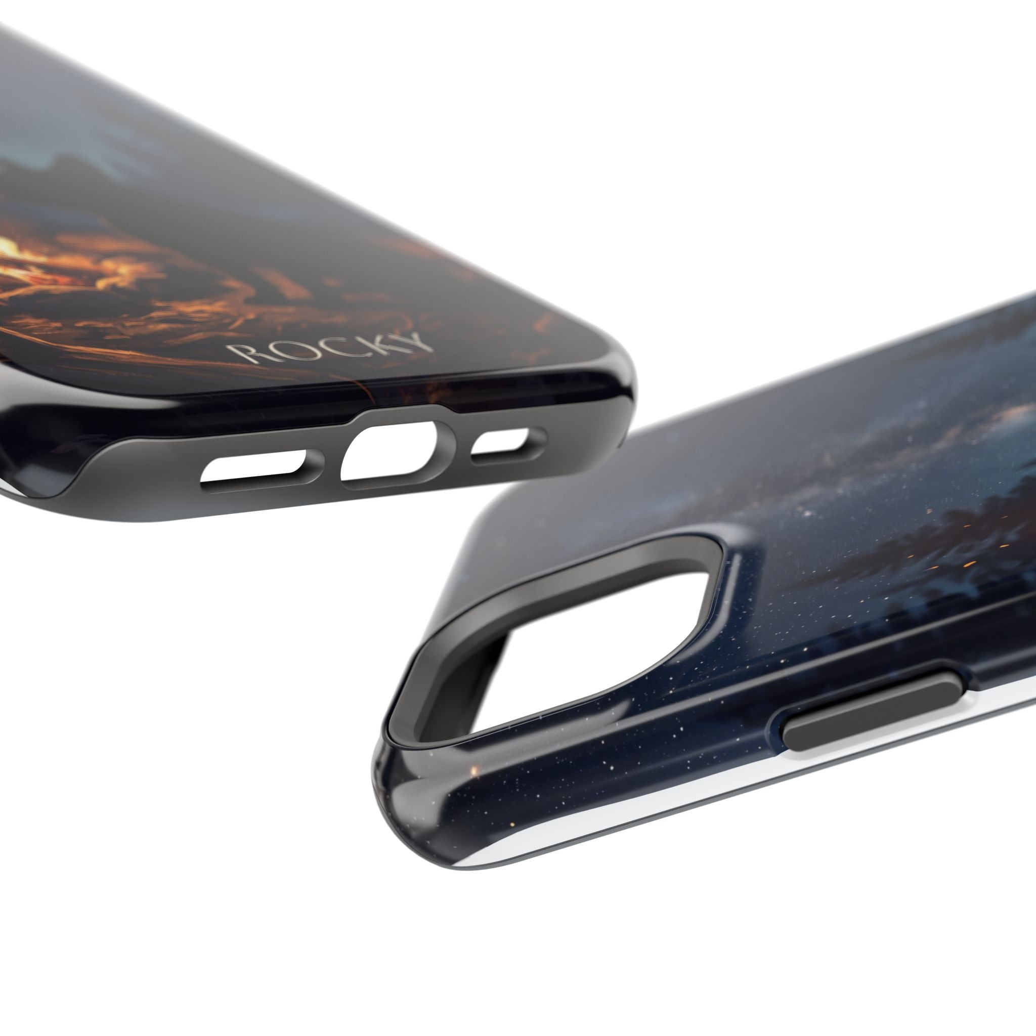 Personalized French Bulldog Campfire Phone Case — Wireless Charging Cover