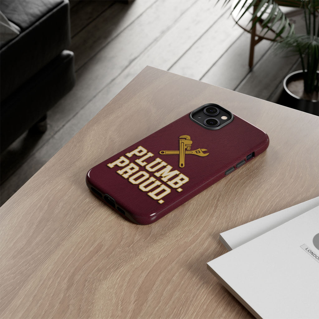 Plumb. Proud. Varsity Print Phone Case - Samsung & iPhone Series
